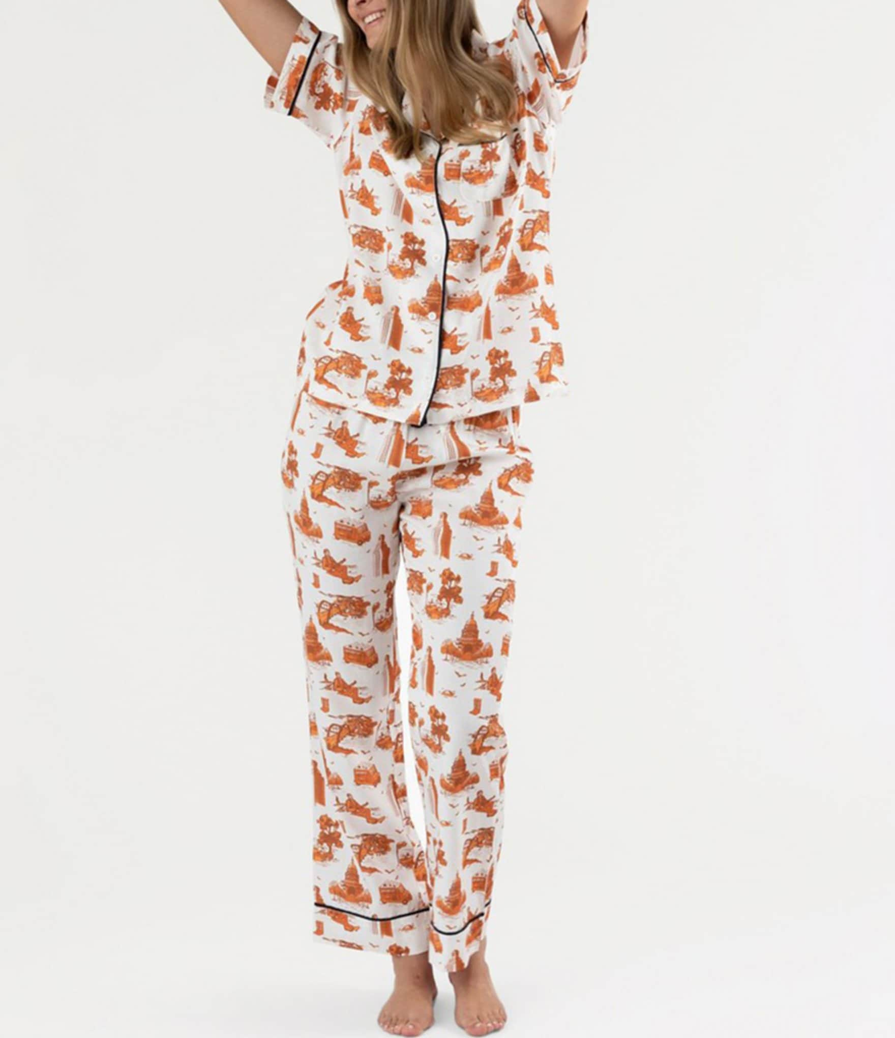 Katie Kime Austin Toile Woven Pant Pajama Set