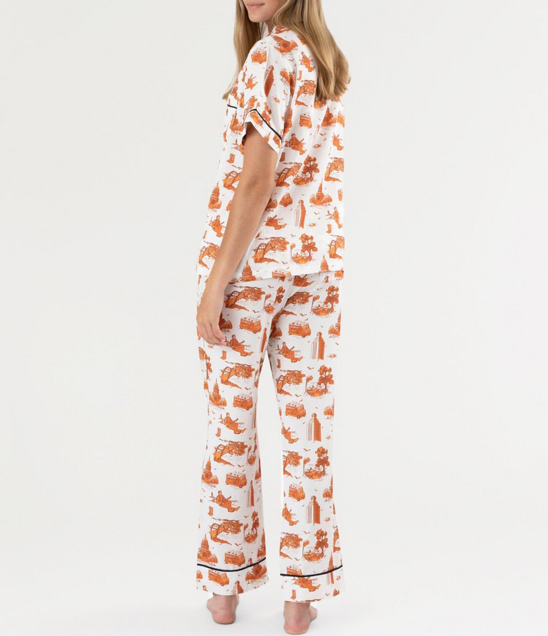 Katie Kime Austin Toile Woven Pant Pajama Set