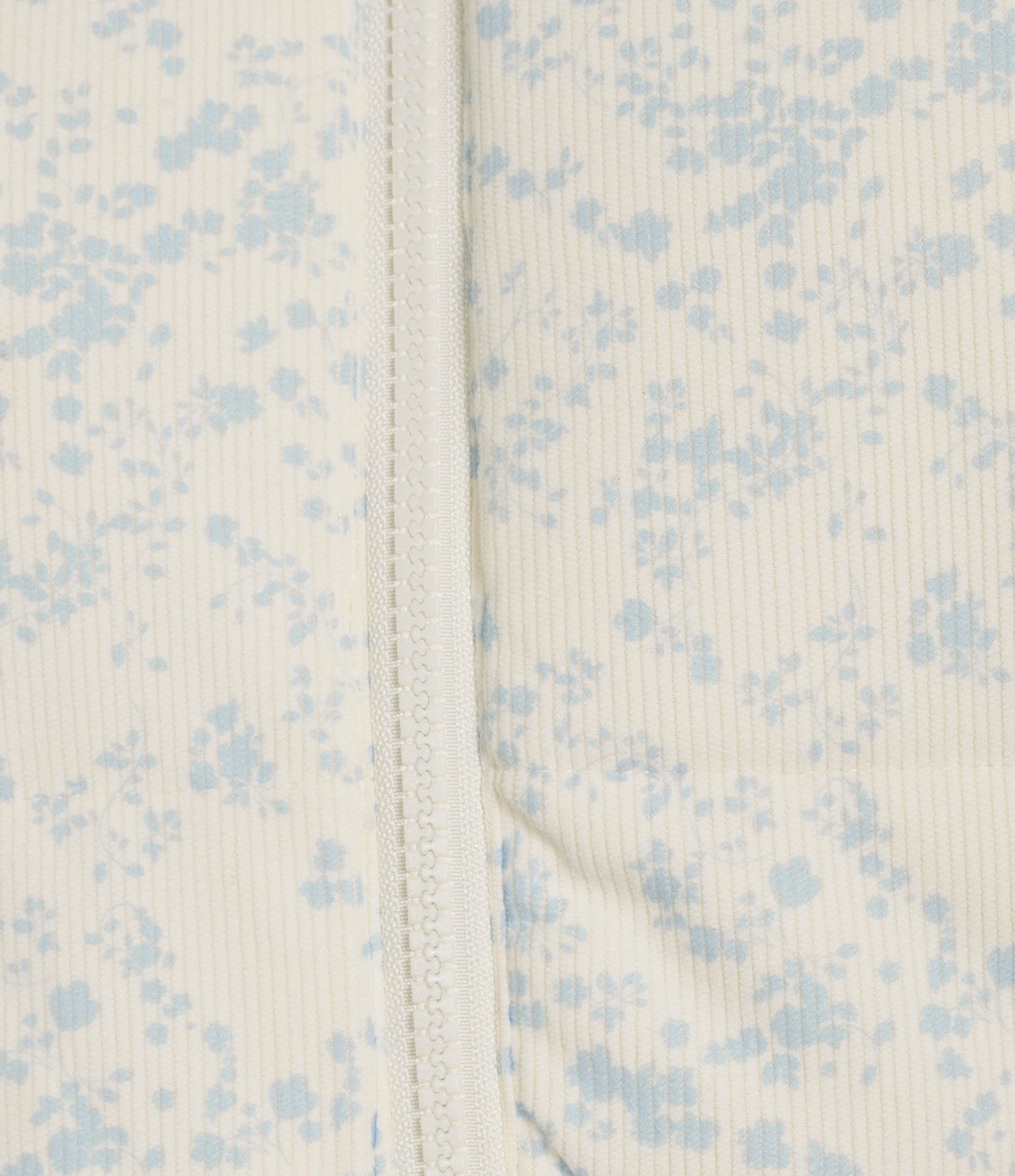 KatieJNYC Snowy Corduroy Floral Vest