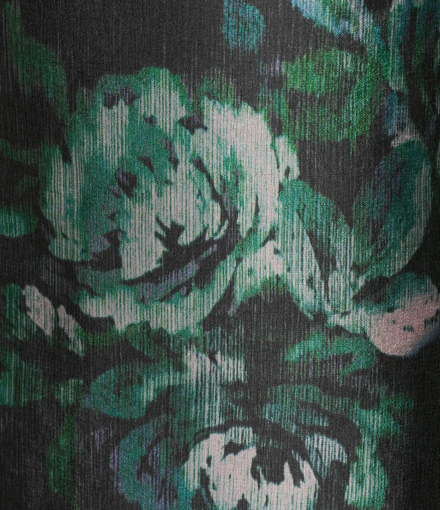 Kay Unger Constance Floral Mikado Strapless Column Gown