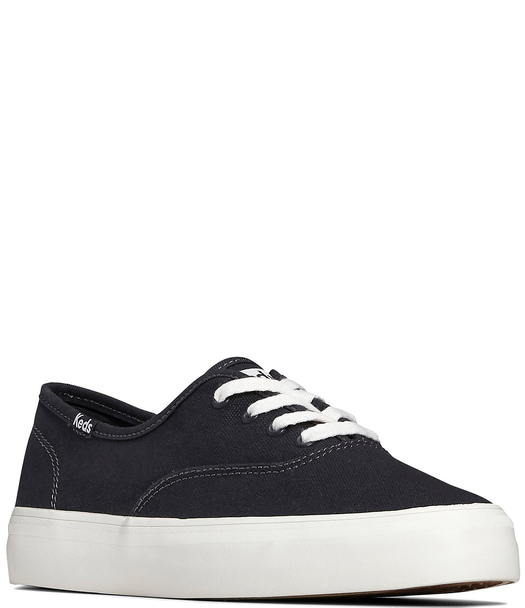 Keds black canvas sneakers online