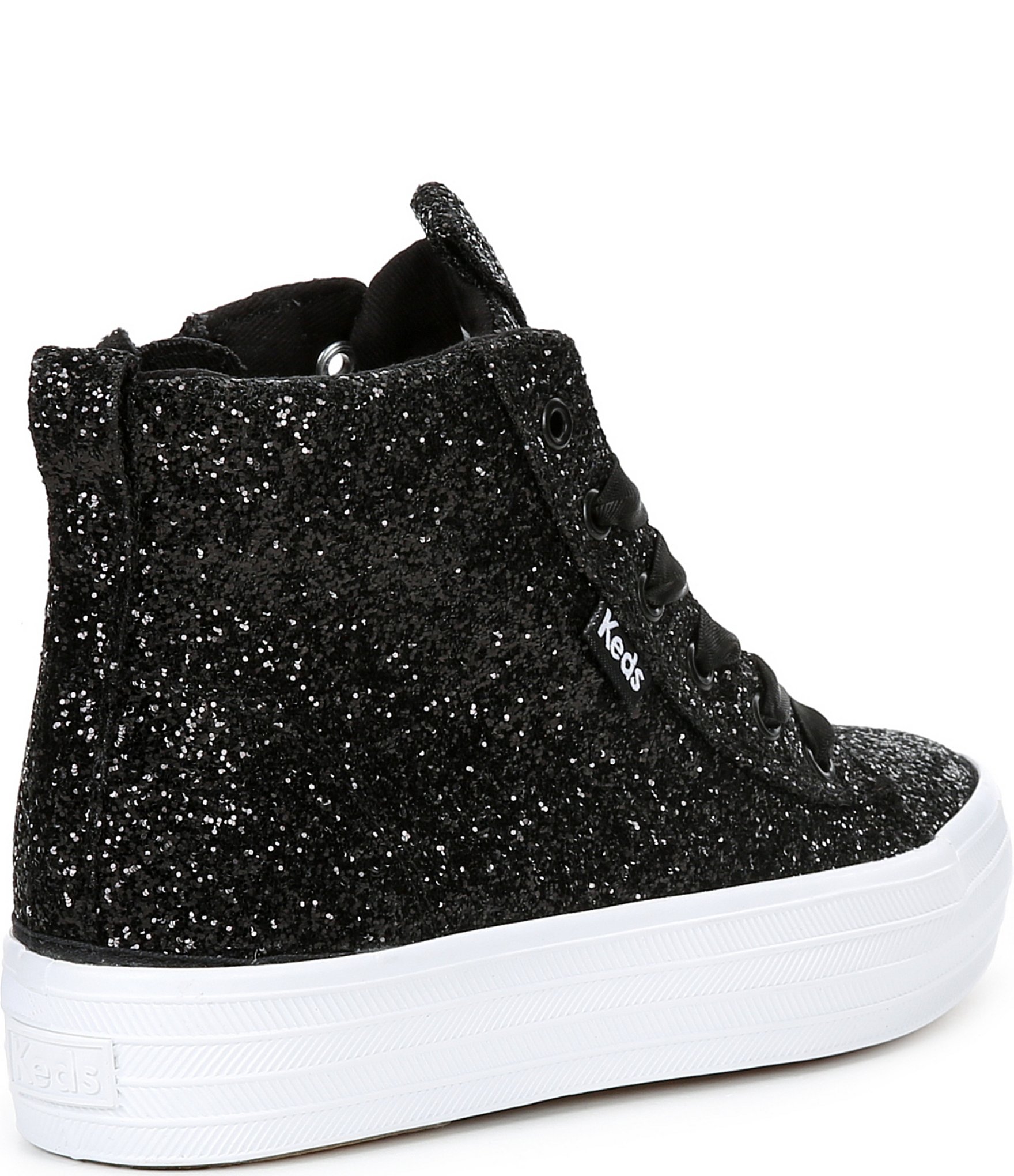 Keds Girls' Triple Up Hi Top Glitter Celebrations Platform Sneakers (Toddler)