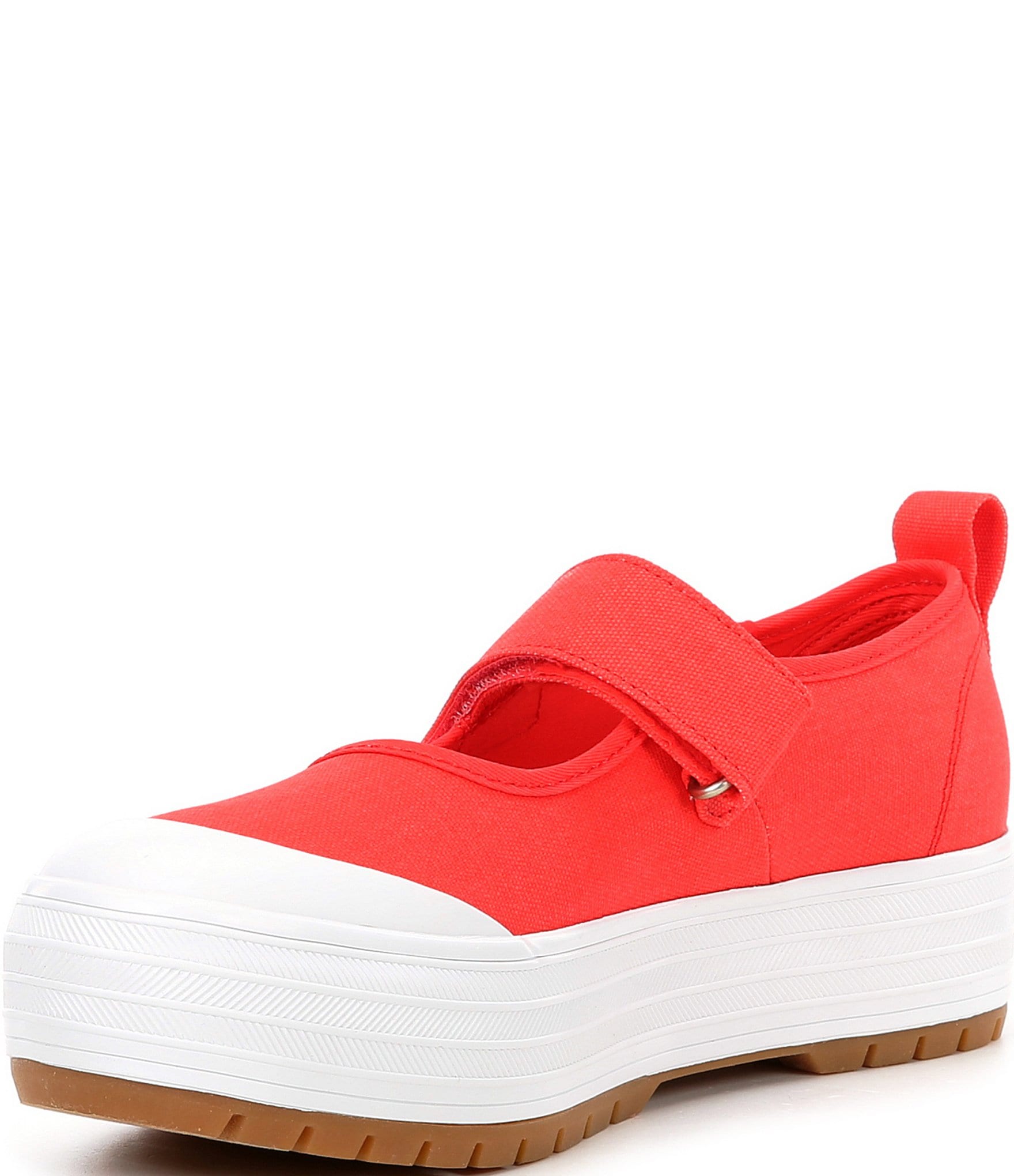 Keds Mary Jane Canvas Platform Lug Sneakers