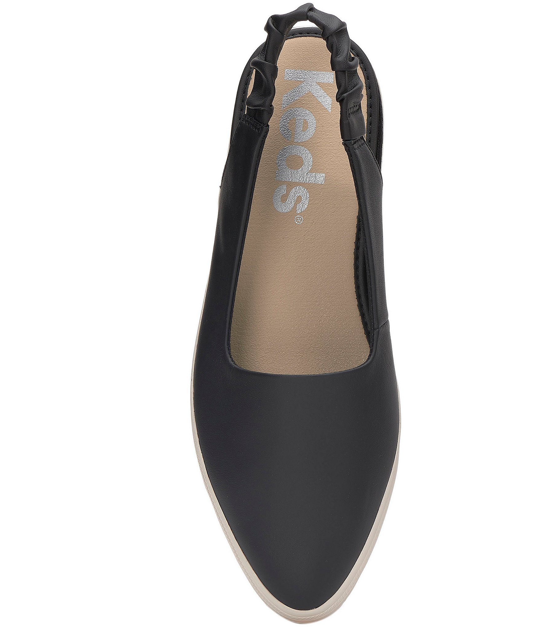 Keds Point Slingback Leather Flats