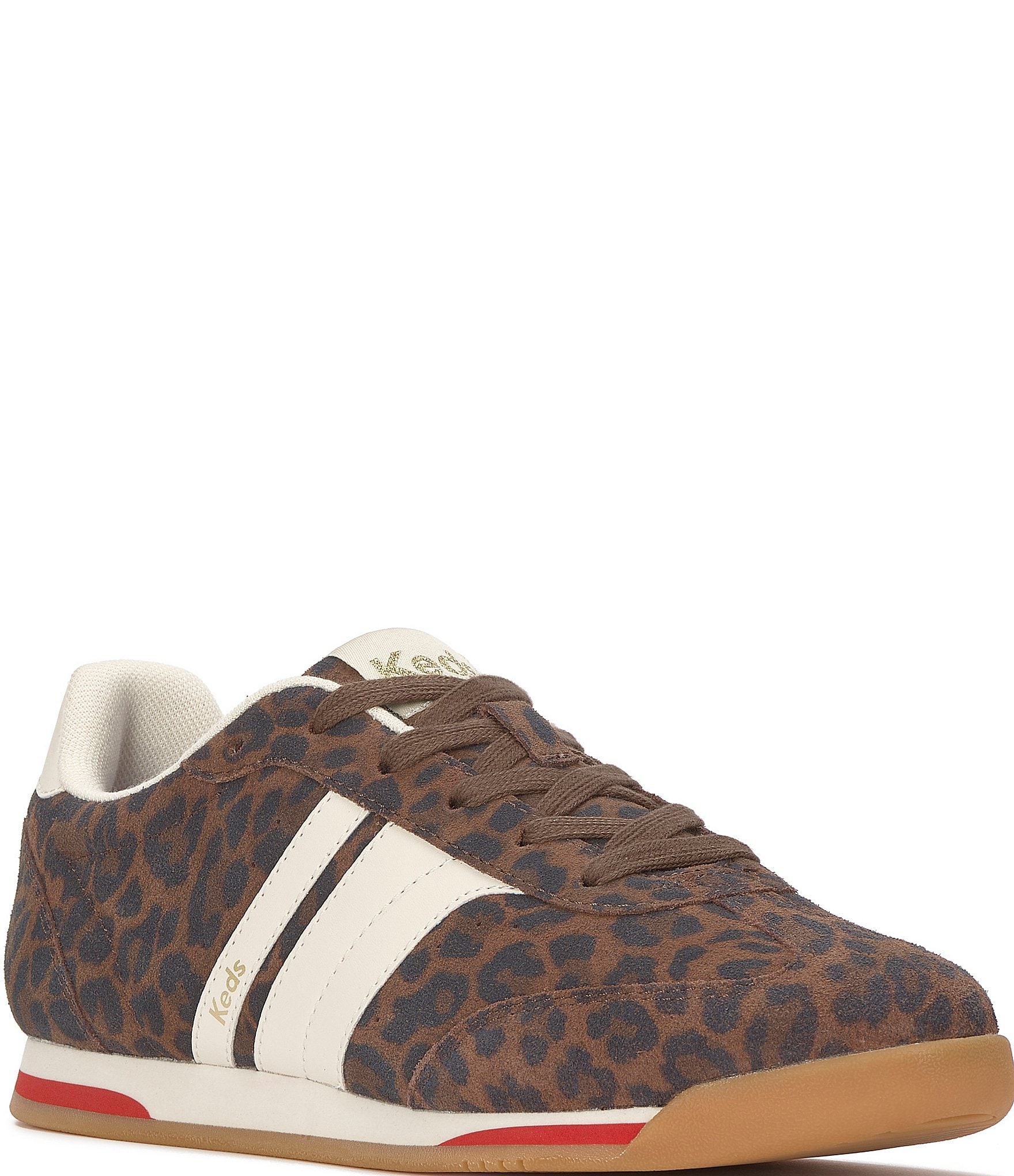 Keds Revival Leopard Suede Retro Sneakers