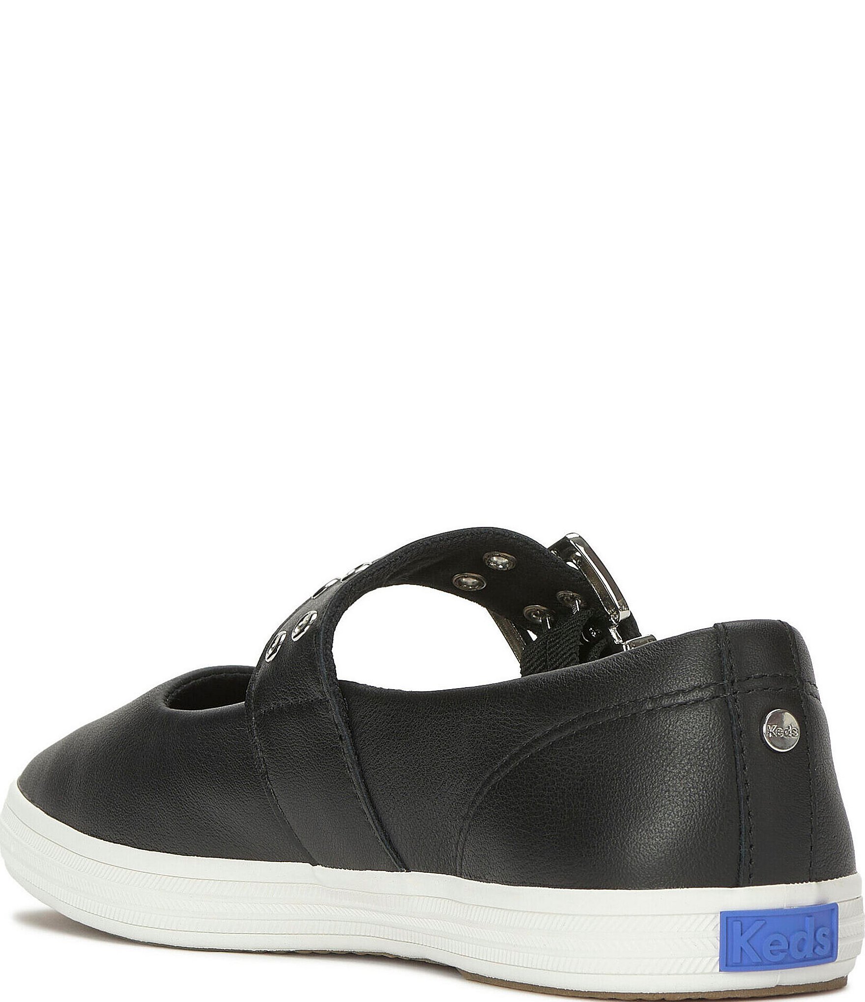 Keds Square Toe Grommet Mary Jane Ballet Flats