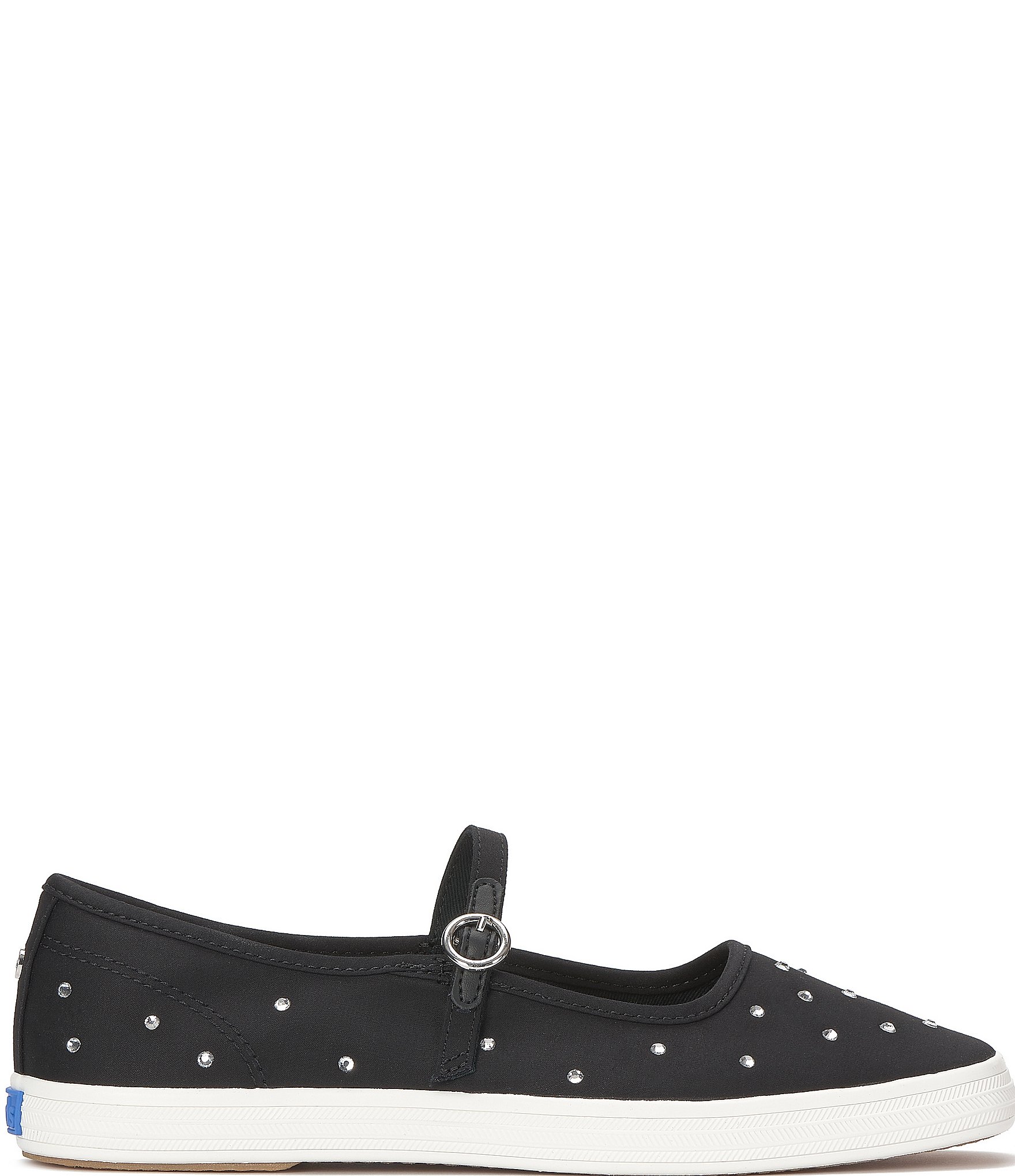 Keds Square Toe Rhinestone Mary Jane Ballet Flats