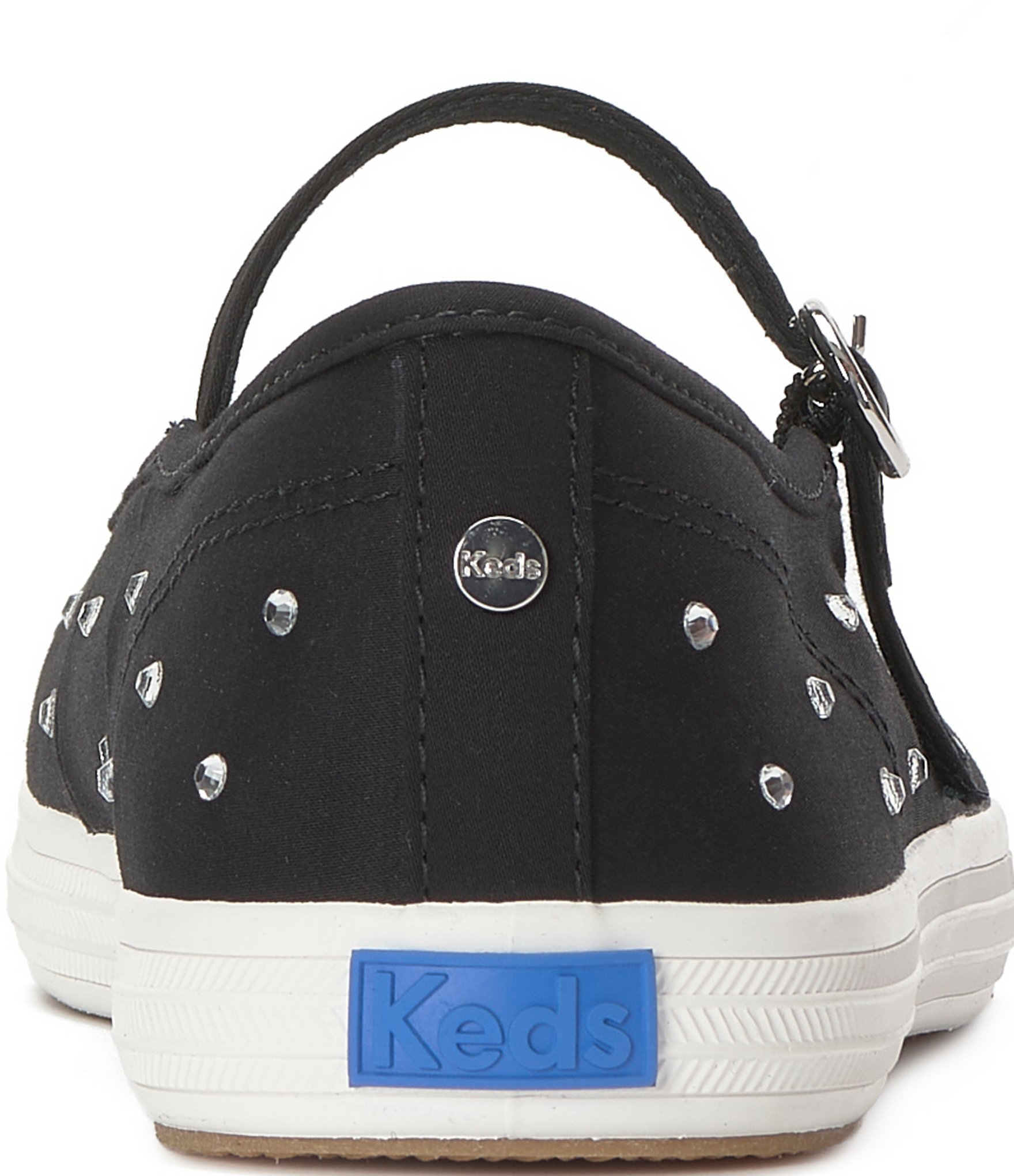 Keds Square Toe Rhinestone Mary Jane Ballet Flats