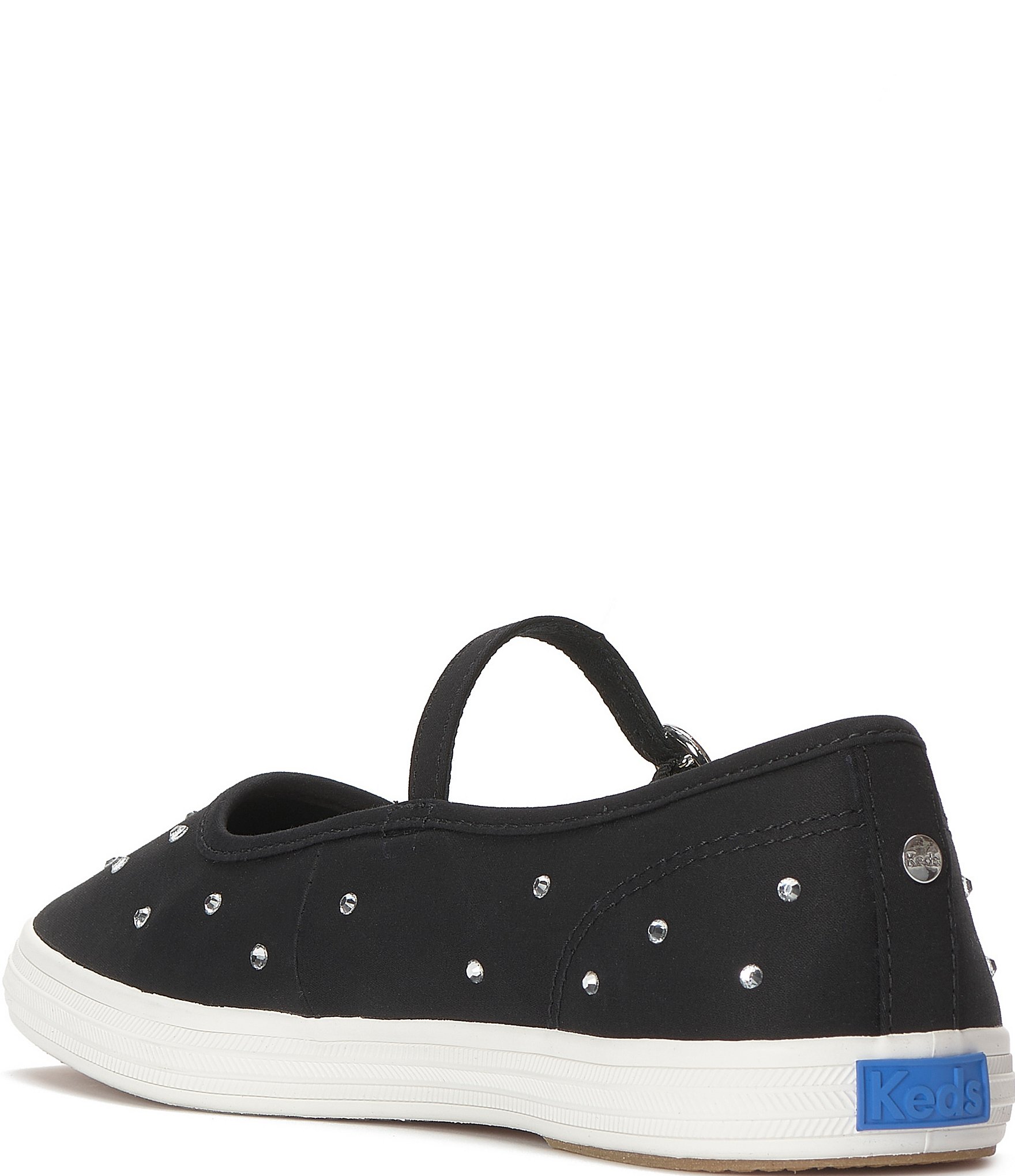 Keds Square Toe Rhinestone Mary Jane Ballet Flats