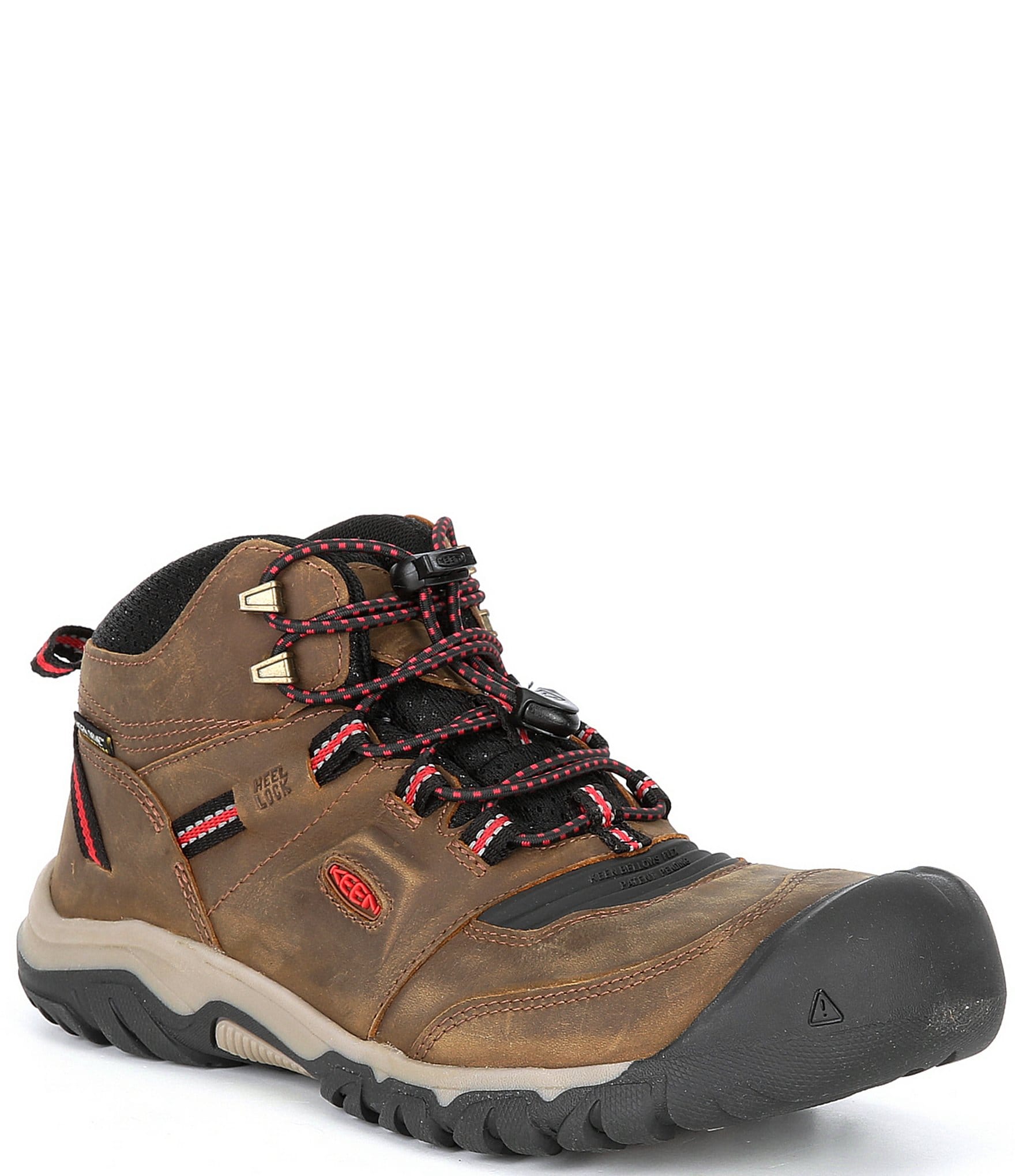 Boys leather hiking clearance boots