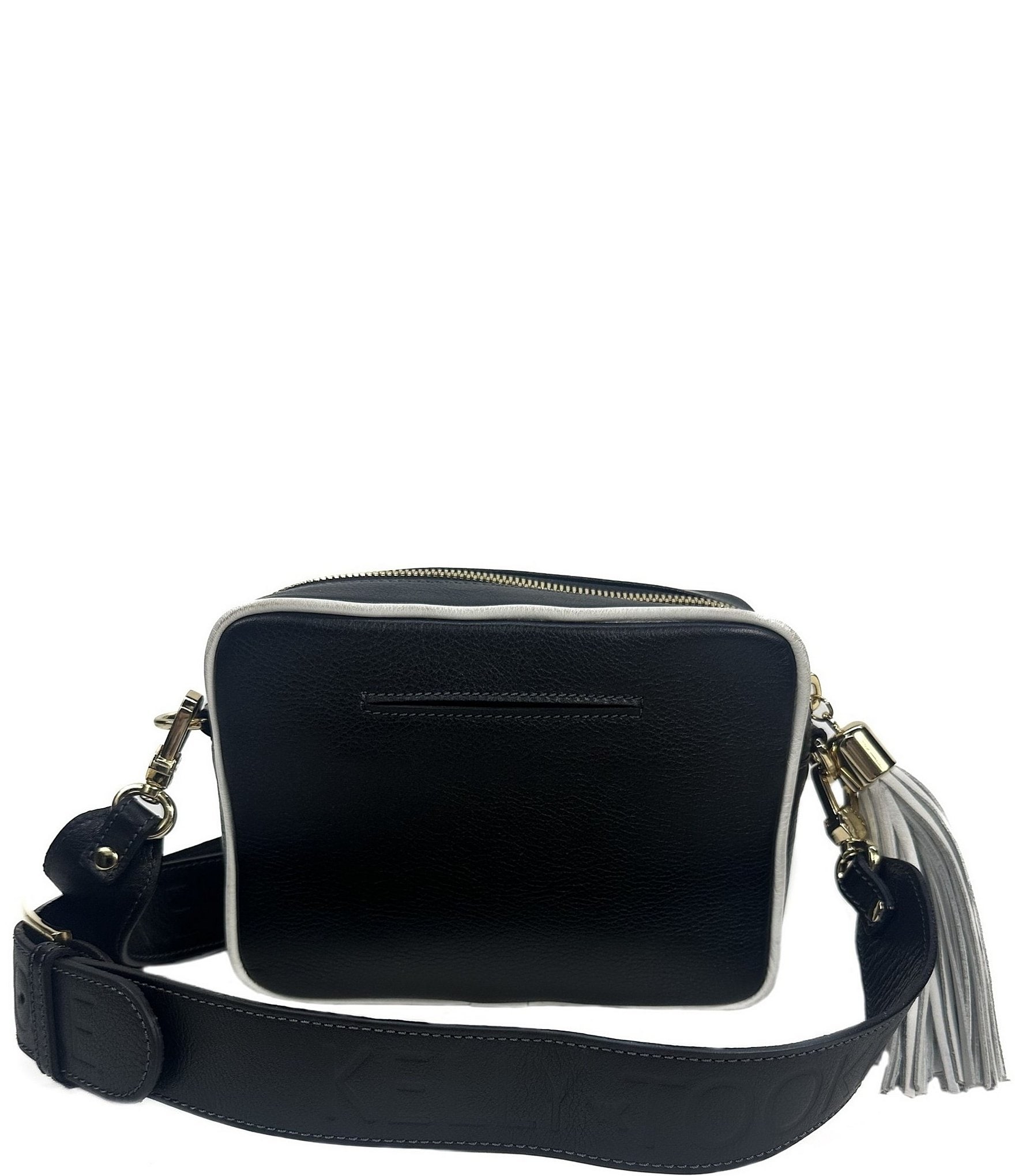 Kelly-Tooke Jess Box Black and White Crossbody Bag