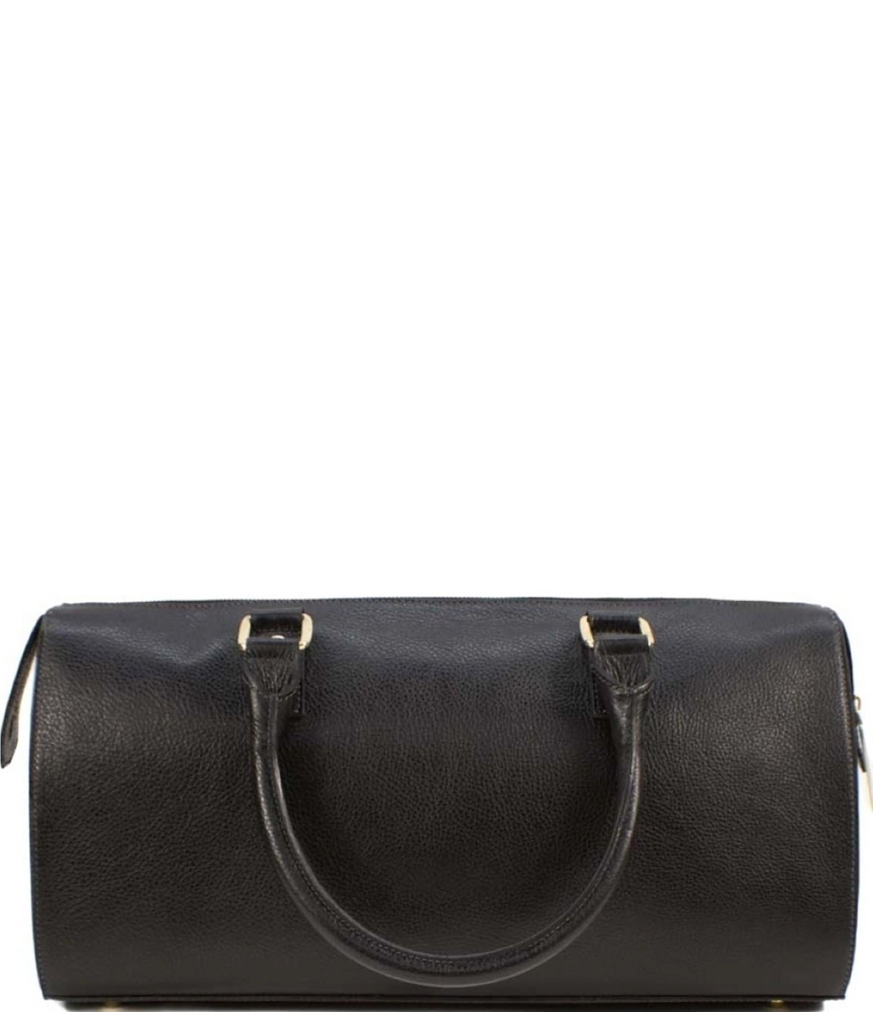 Kelly-Tooke Soho Leather Barrel Tassel Satchel Bag