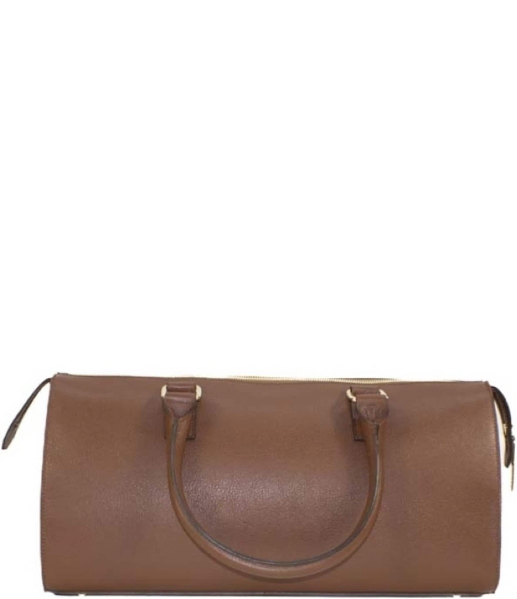 Kelly-Tooke Soho Leather Barrel Tassel Satchel Bag