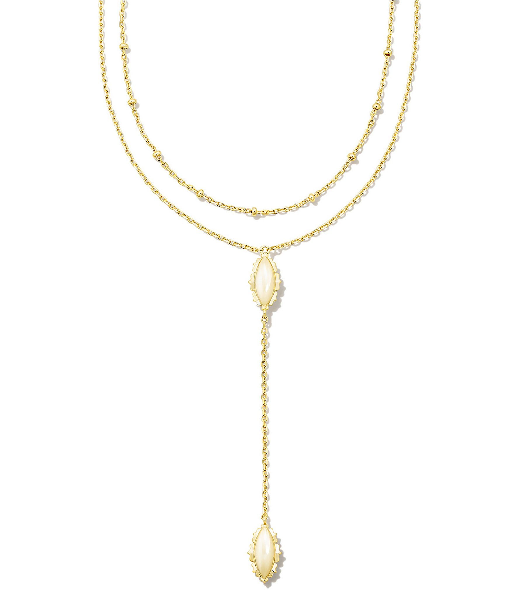 Kendra Scott 14K Genevieve Multi Strand Y Necklace