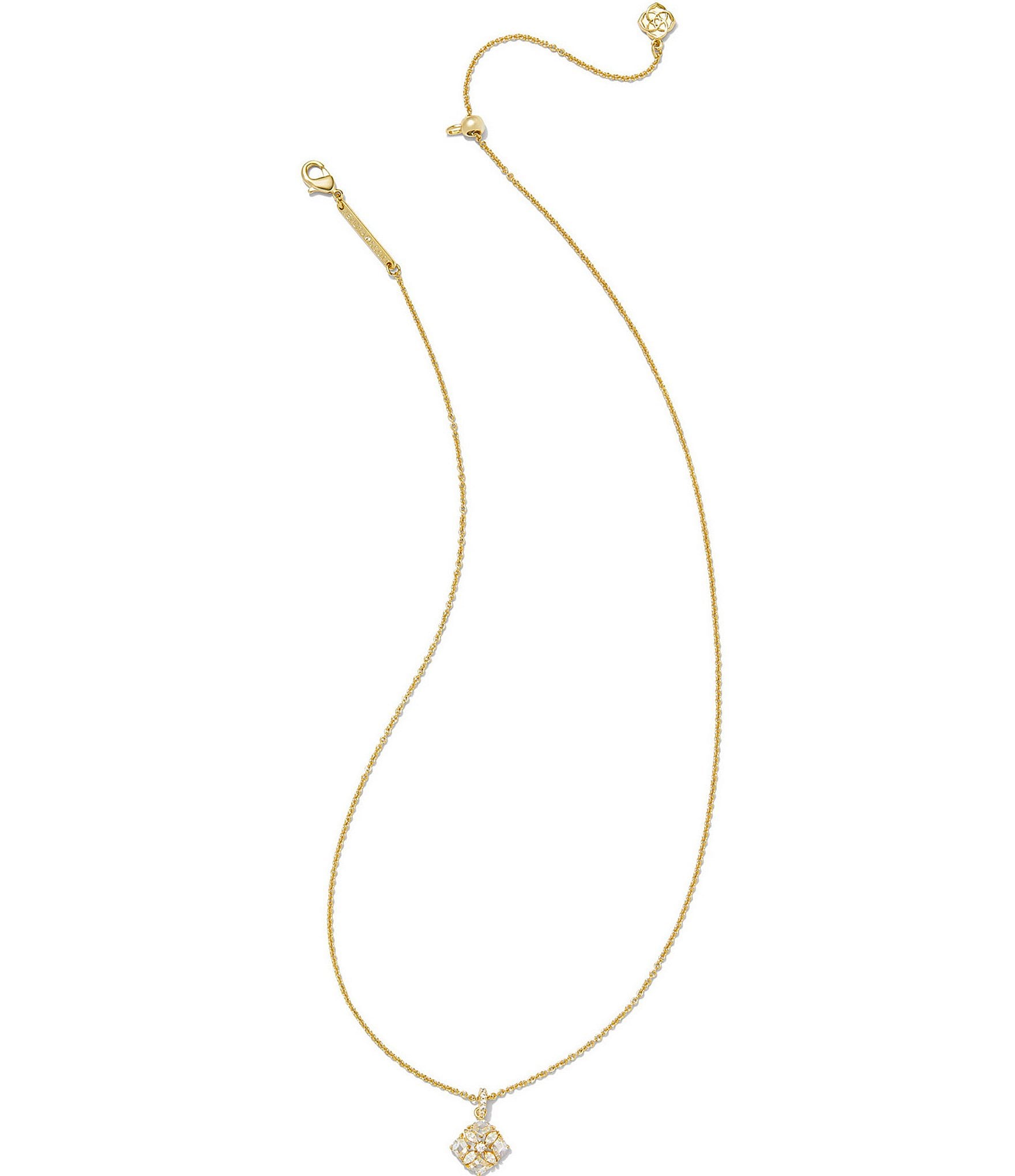 Kendra Scott 14K Gold Dira Crystal Short Pendant Necklace