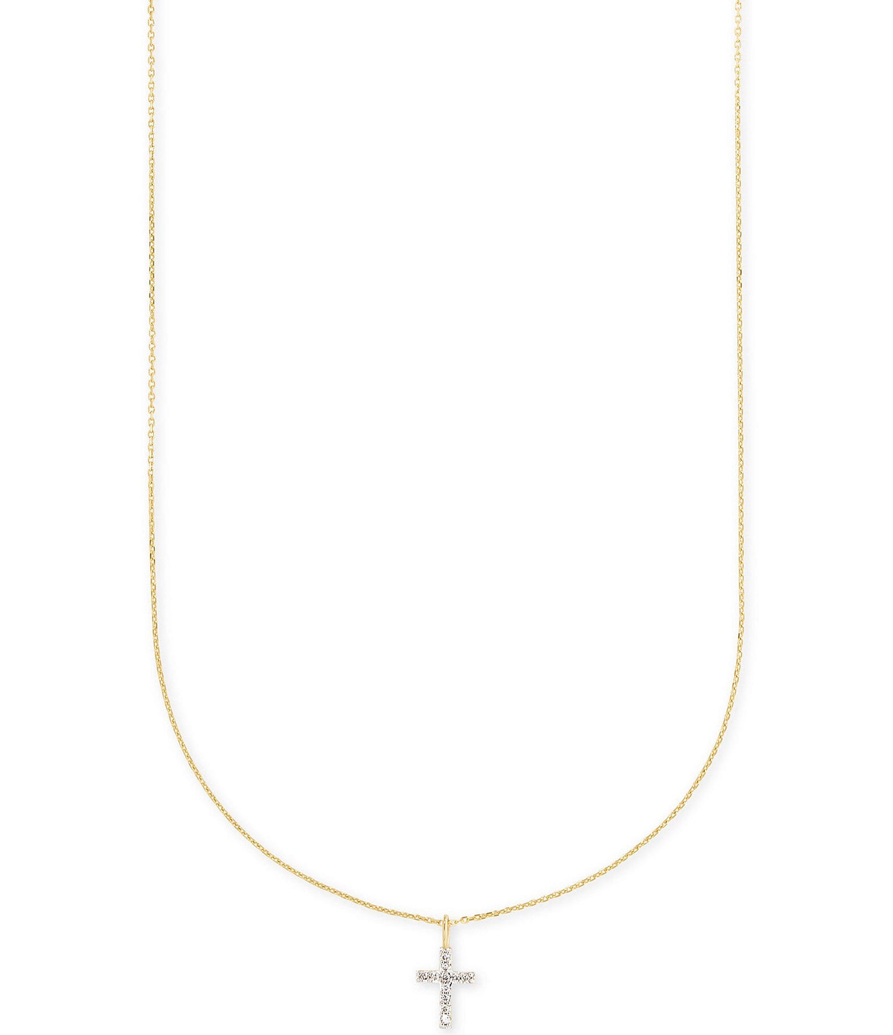 Kendra Scott 14k Yellow Gold Cross Pendant Necklace