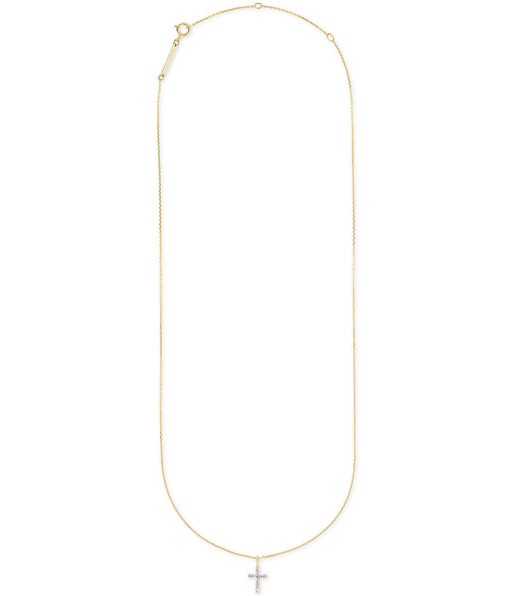 Kendra Scott 14k Yellow Gold Cross Pendant Necklace