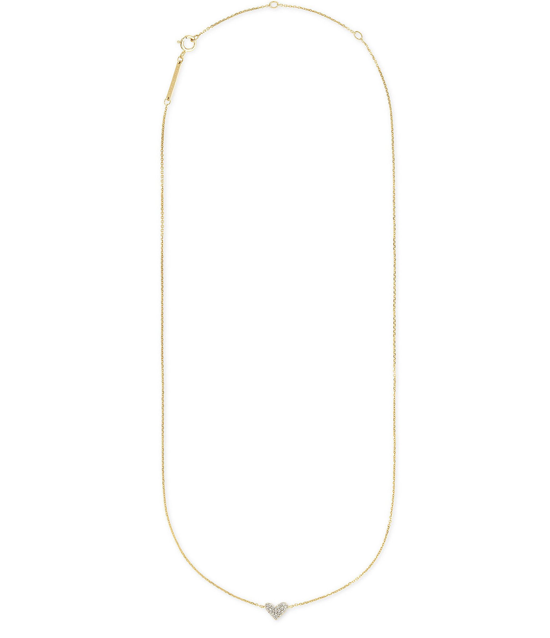 Kendra Scott 14k Yellow Gold Heart Pendant Necklace