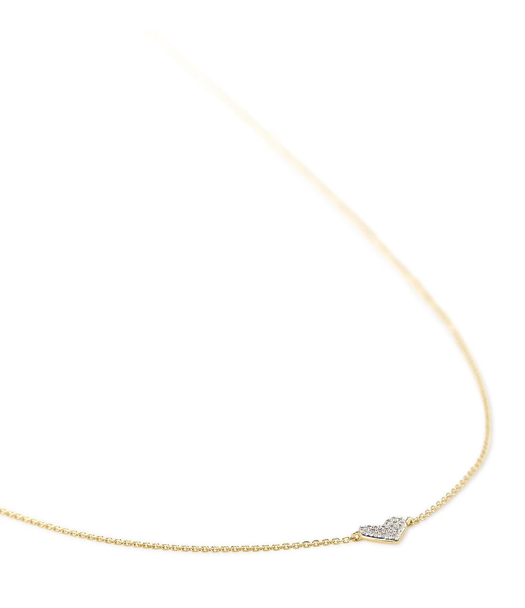 Kendra Scott 14k Yellow Gold Heart Pendant Necklace