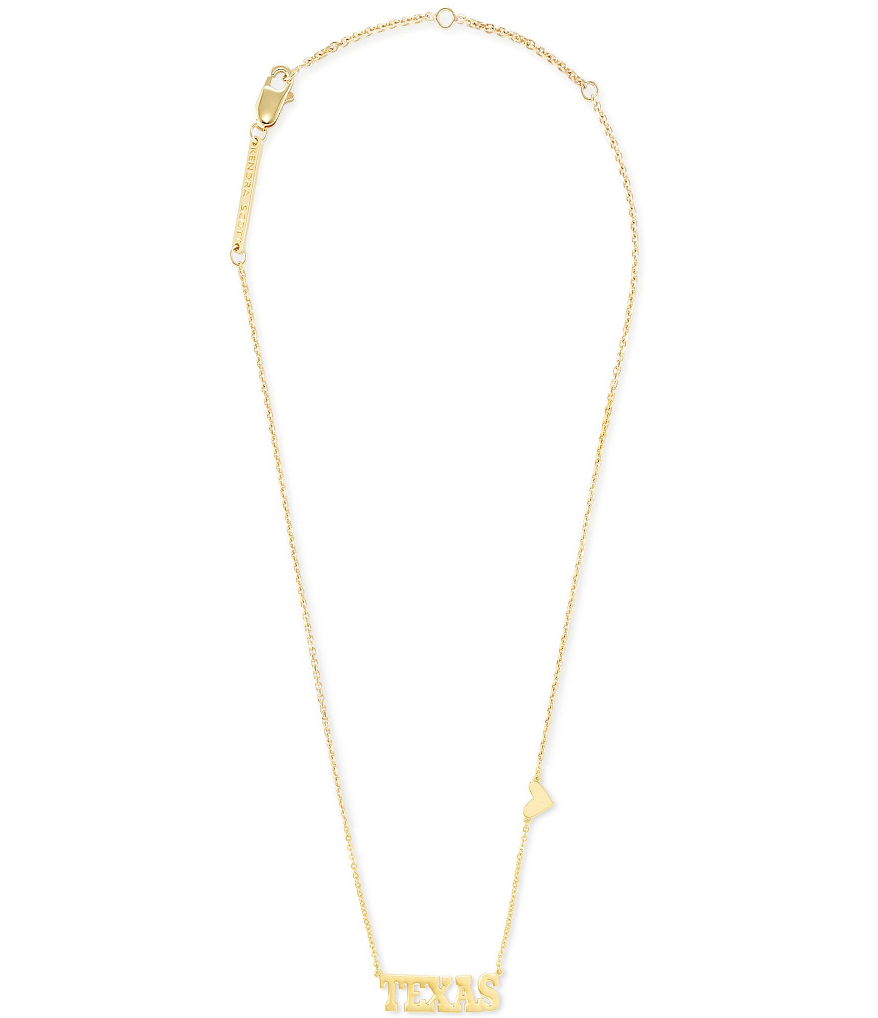 Kendra Scott 18K Gold Plated Sterling Silver Texas Short Pendant Necklace