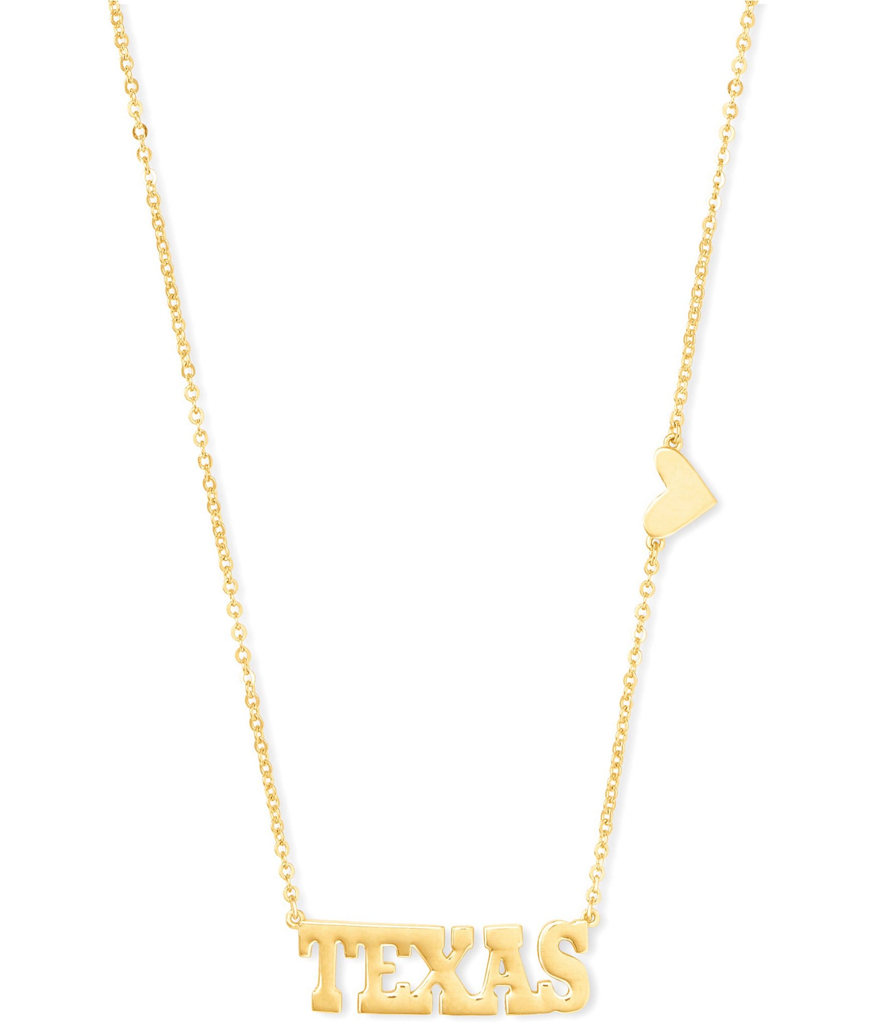 Kendra Scott 18K Gold Plated Sterling Silver Texas Short Pendant Necklace