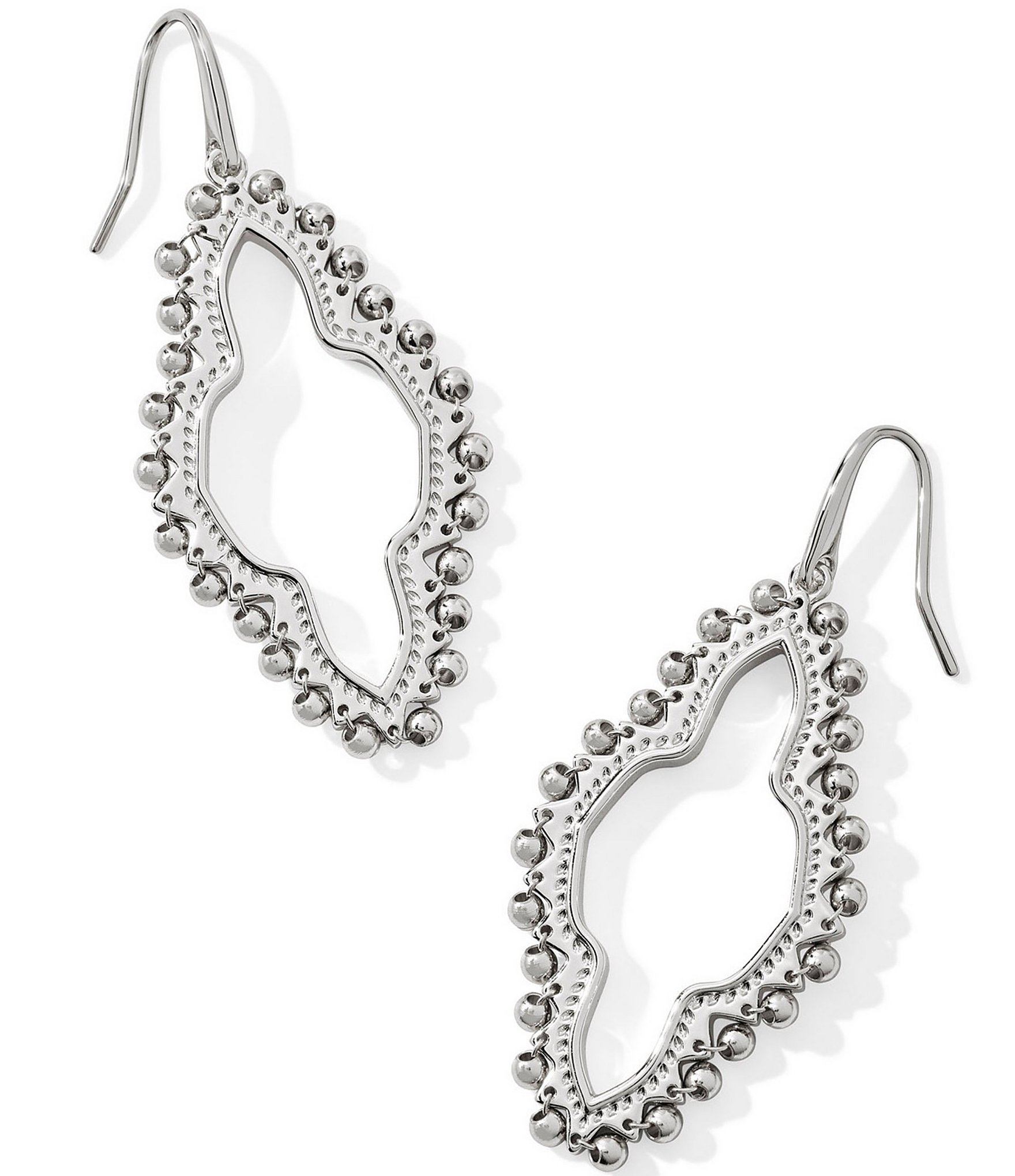 Kendra Scott Abbie Beaded Open Frame Drop Earrings