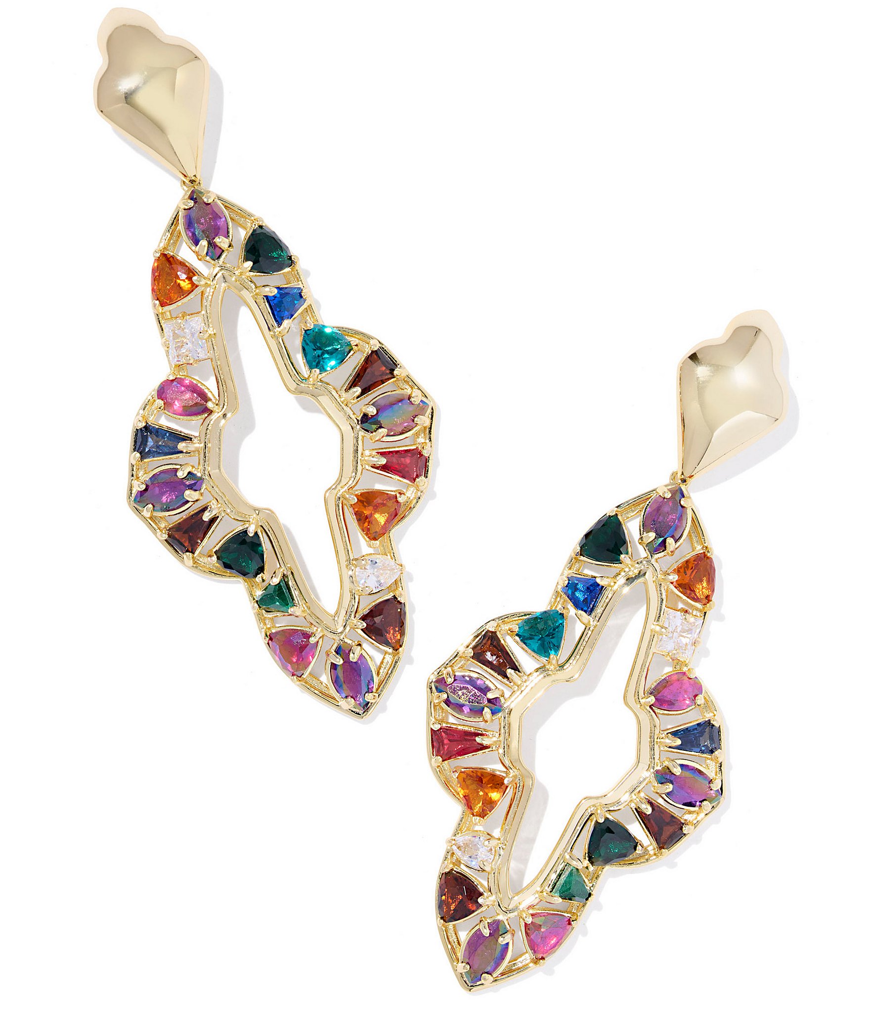 Kendra Scott Abbie Crystal Statement Drop Earrings