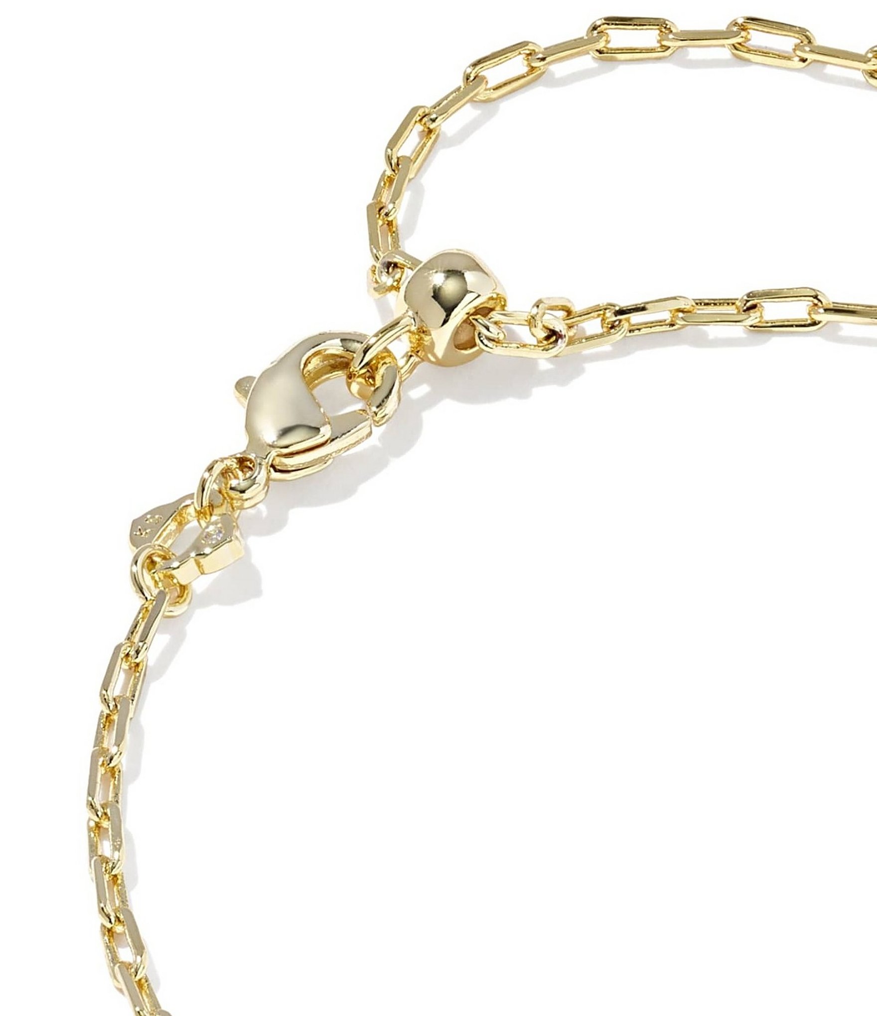 Kendra Scott Abbie Medallion Delicate Chain Line Bracelet