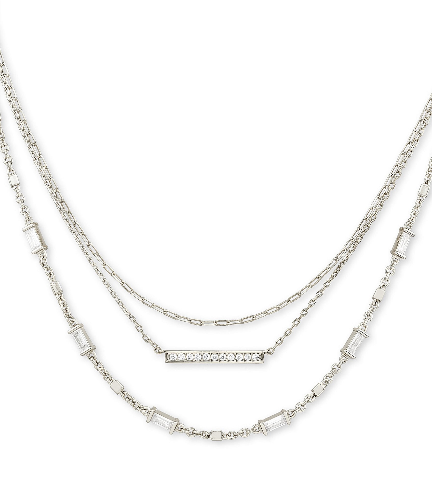 Kendra Scott Addison Triple Strand Necklace