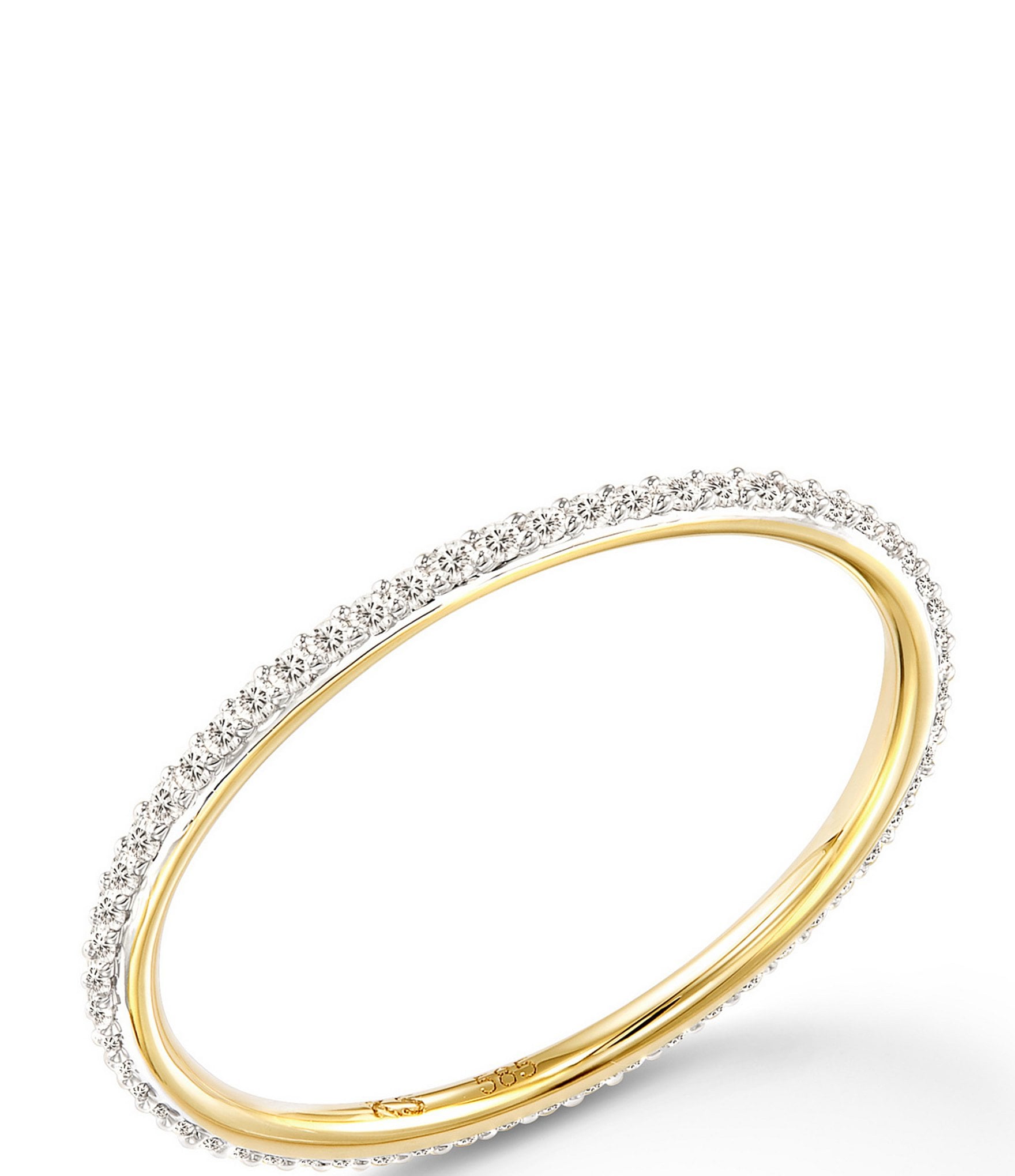 Kendra Scott Angelina 14k Yellow Gold Crystal Band Ring