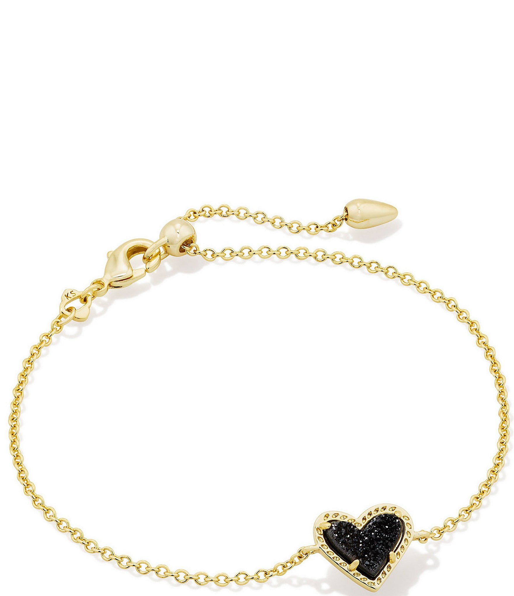 Kendra Scott Ari Heart Gold Chain Bracelet