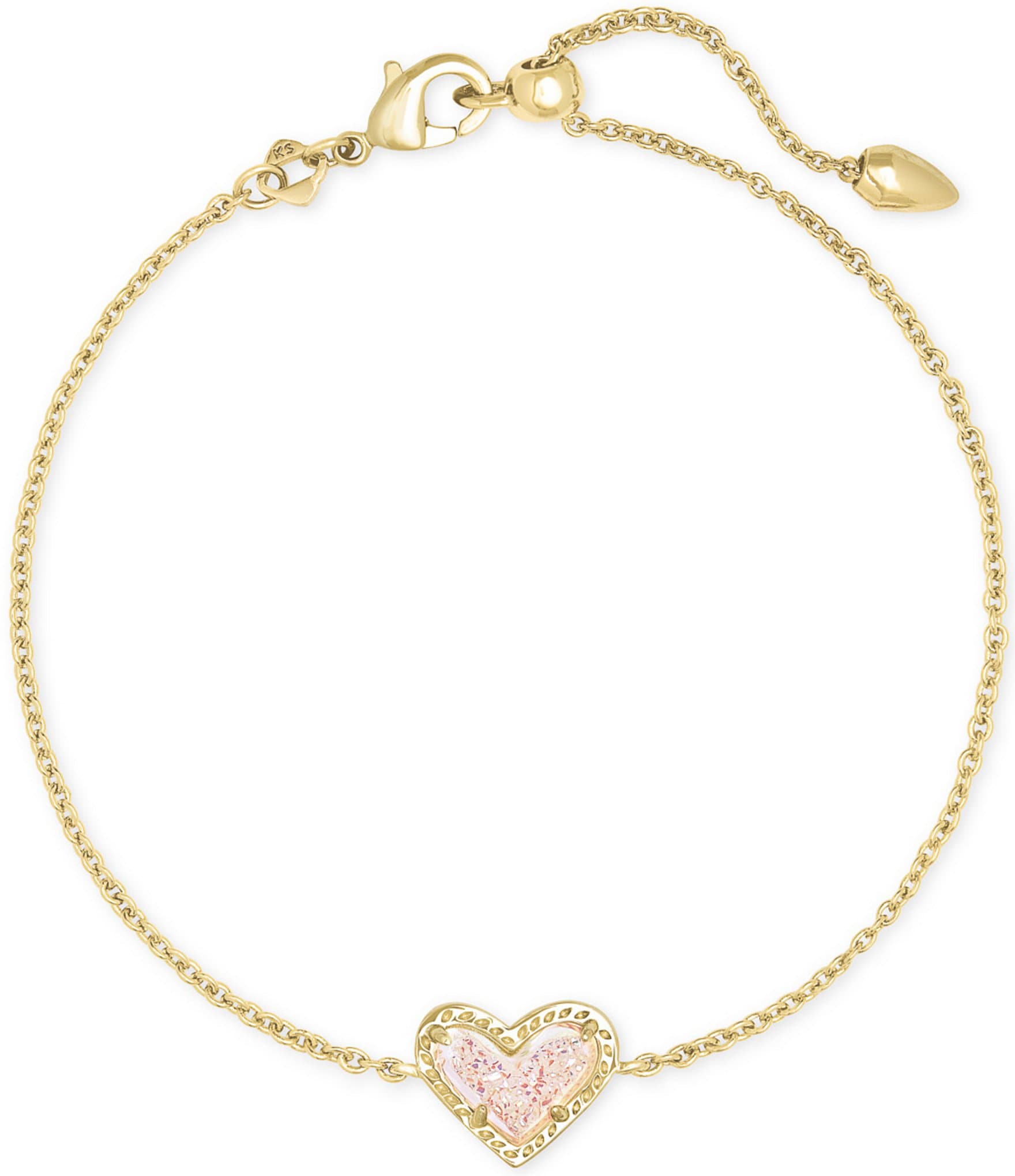 Kendra Scott Ari Heart Gold Chain Bracelet