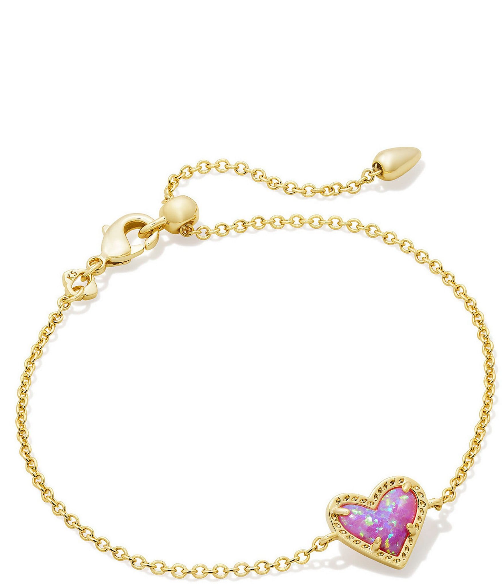 Kendra Scott Ari Heart Gold Chain Bracelet