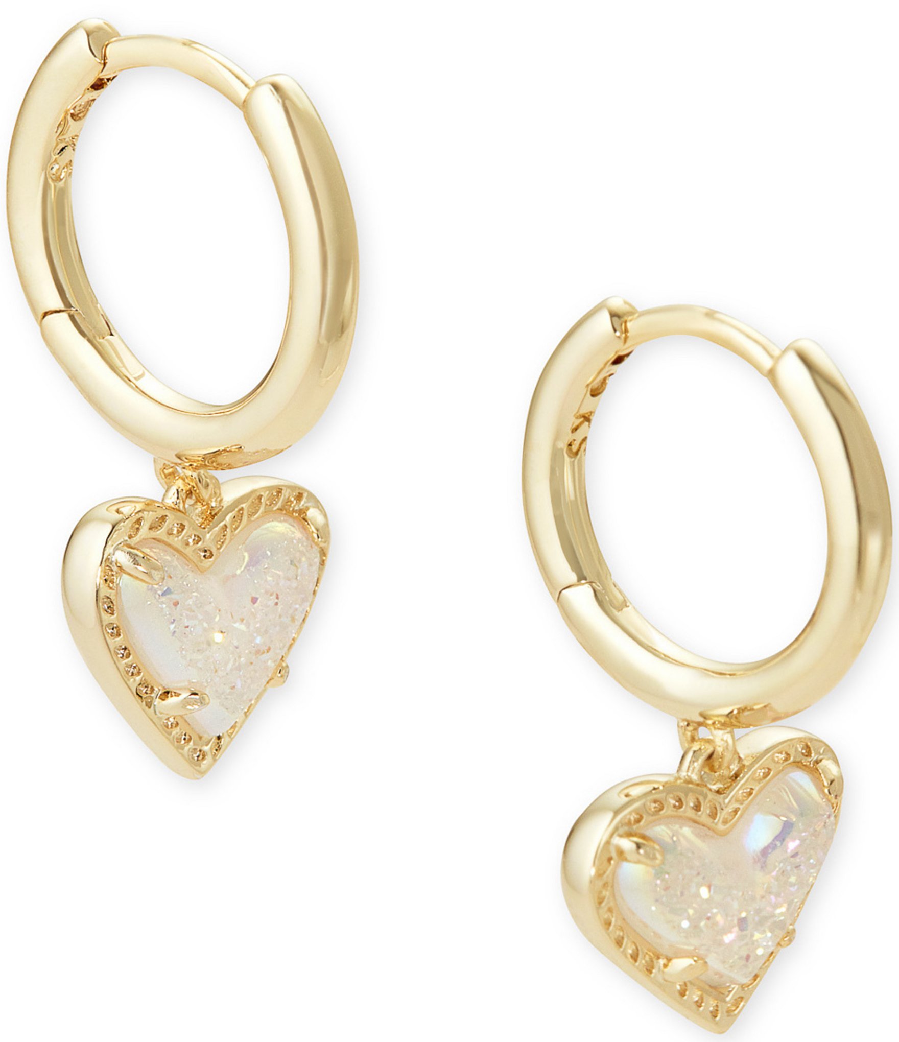 Kendra Scott Ari Heart Huggie Earrings