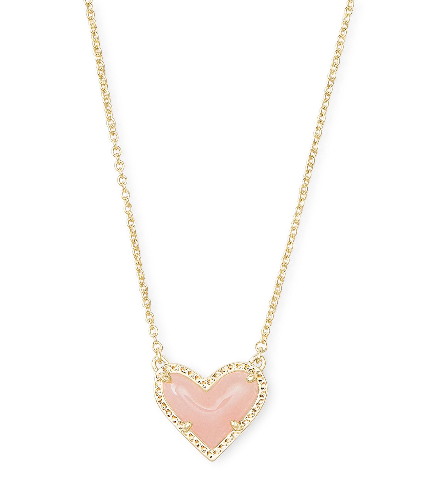 Kendra Scott Ari Heart Gold Short Pendant Necklace