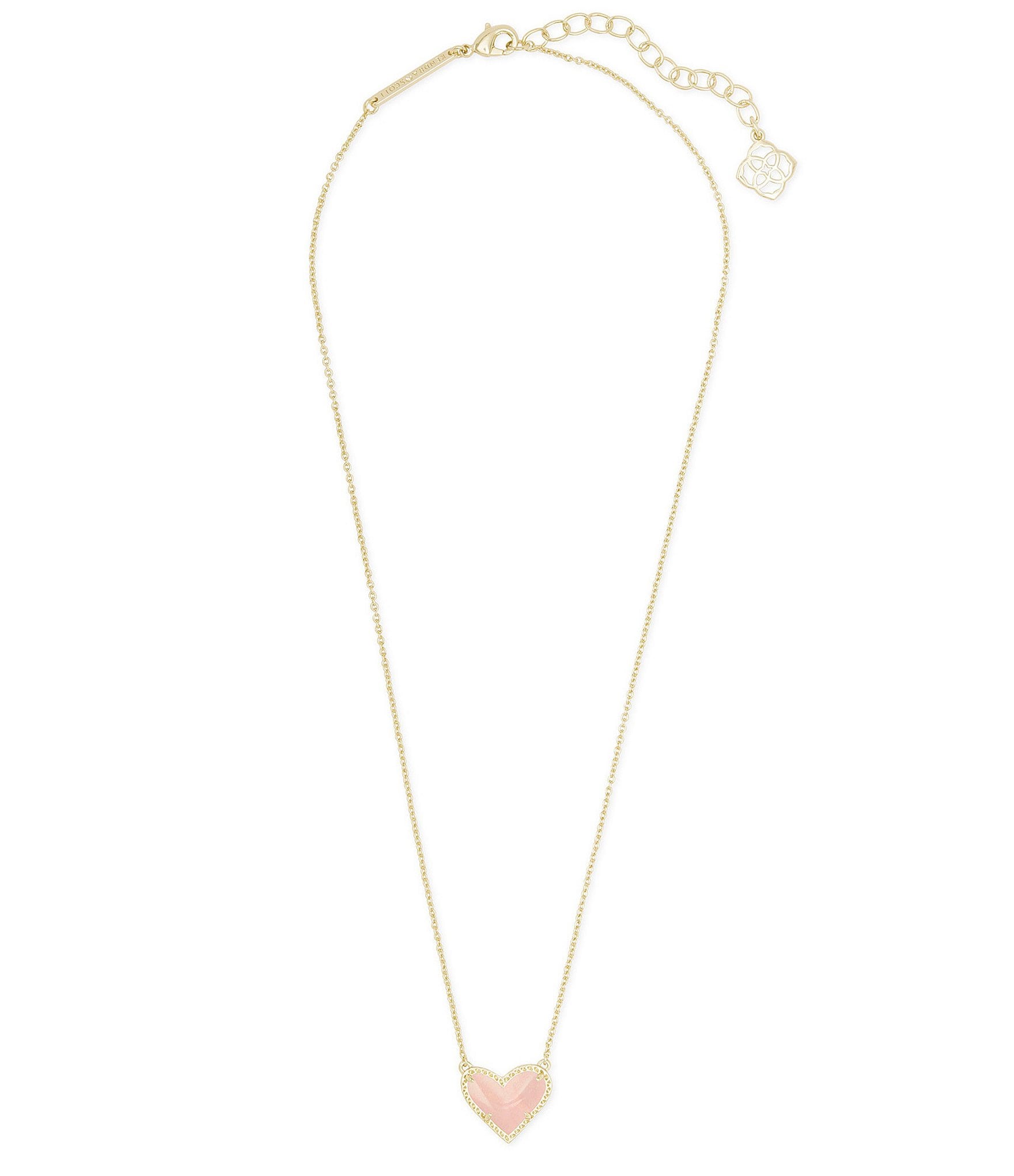 Kendra Scott Ari Heart Gold Short Pendant Necklace