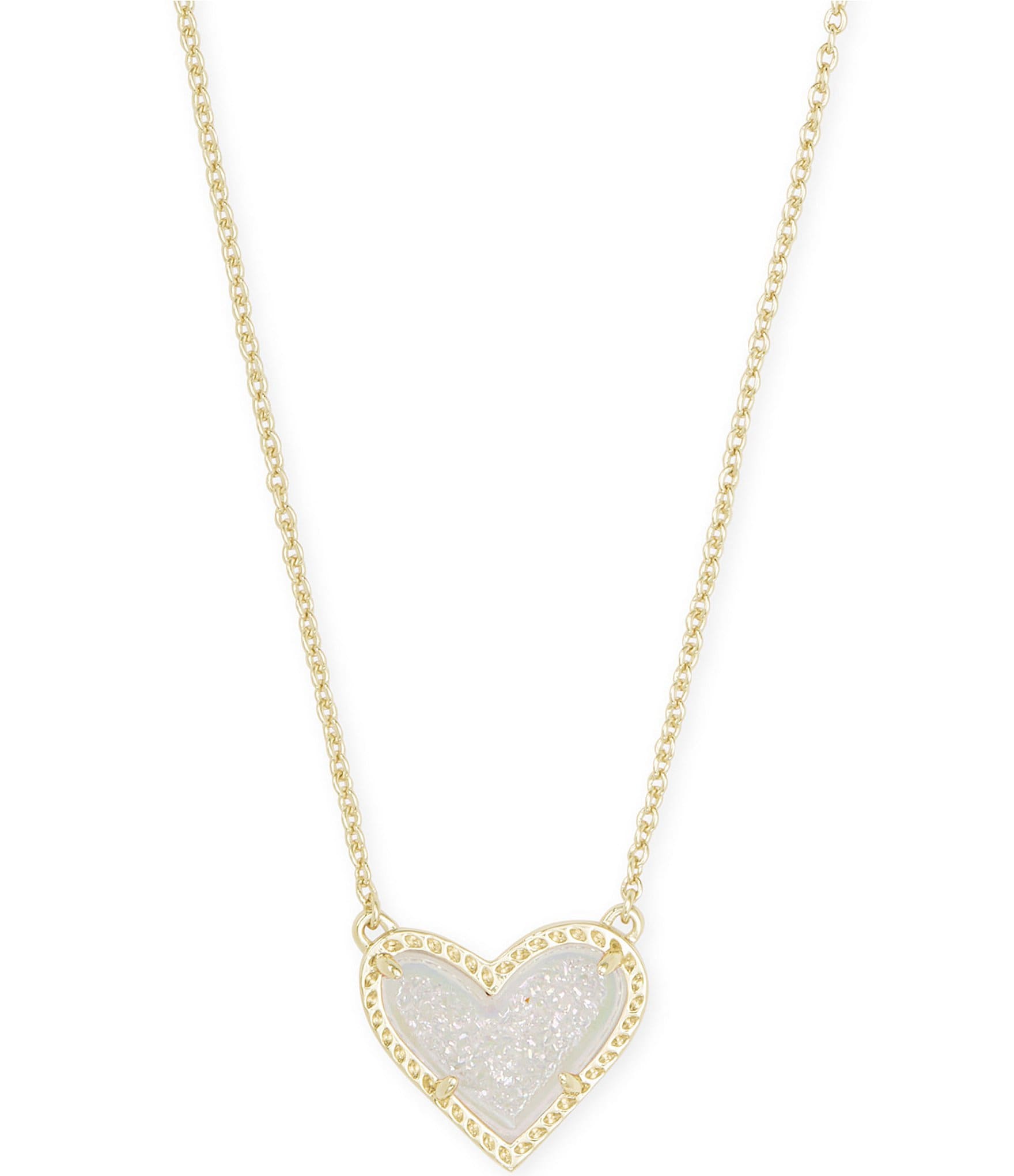 Kendra Scott Ari Heart Gold Short Pendant Necklace