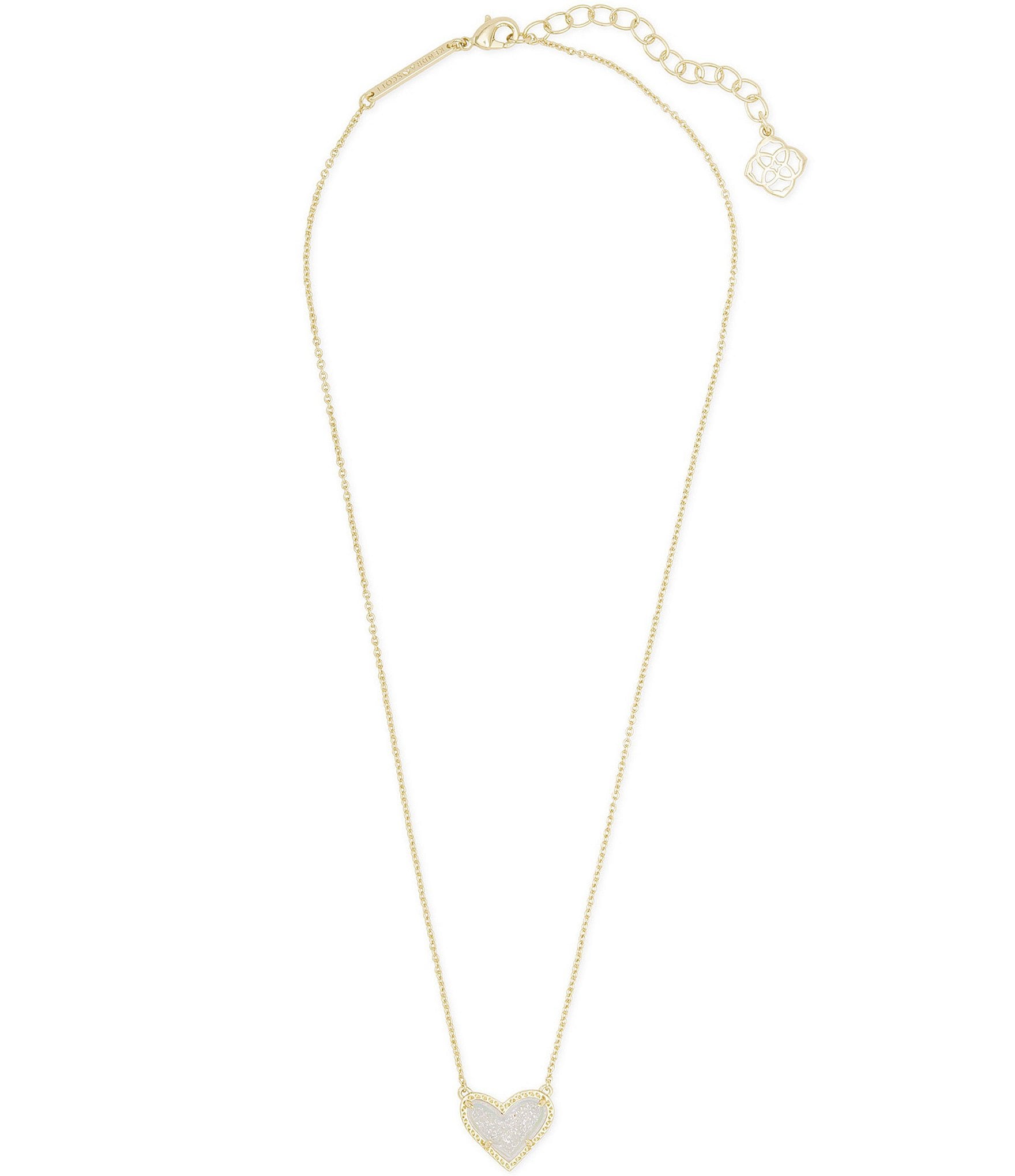 Kendra Scott Ari Heart Gold Short Pendant Necklace