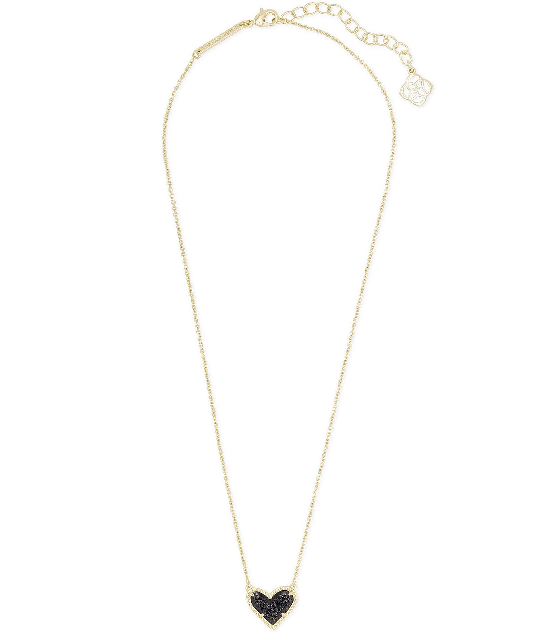 Kendra Scott Ari Heart Gold Short Pendant Necklace