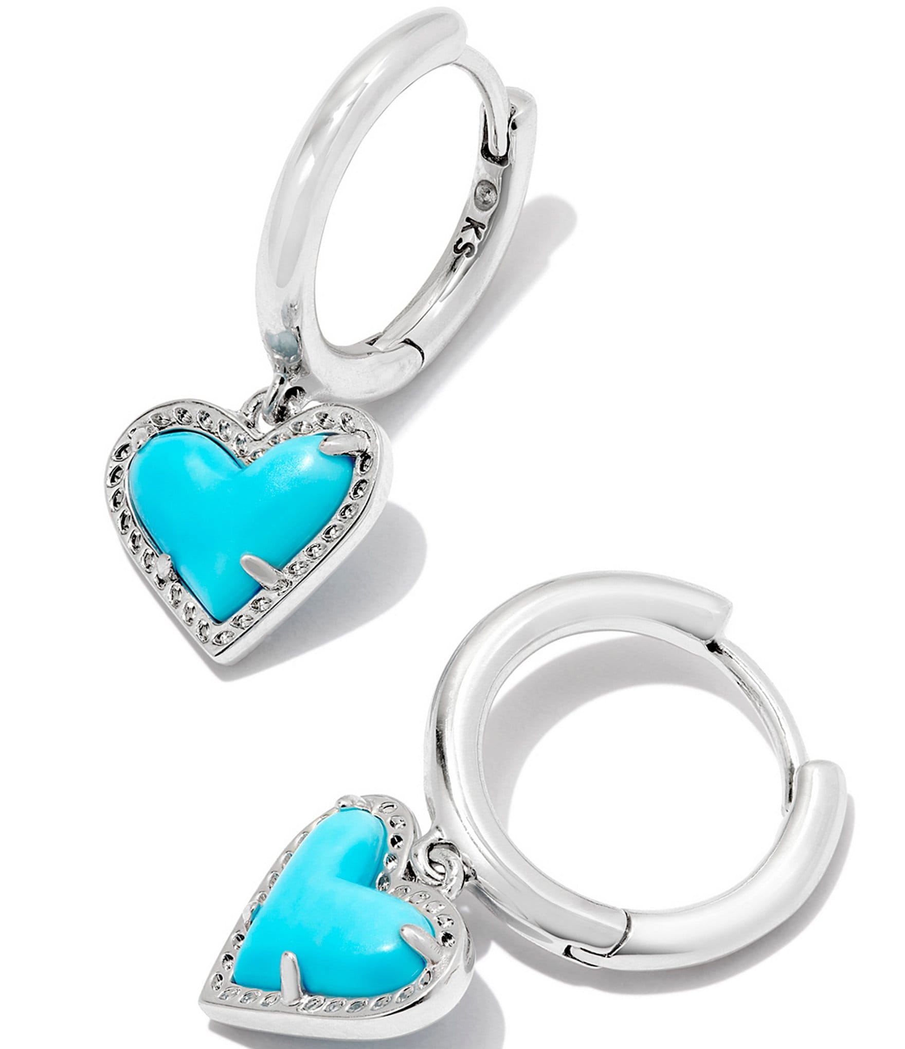 Kendra Scott Ari Heart Huggie Earrings