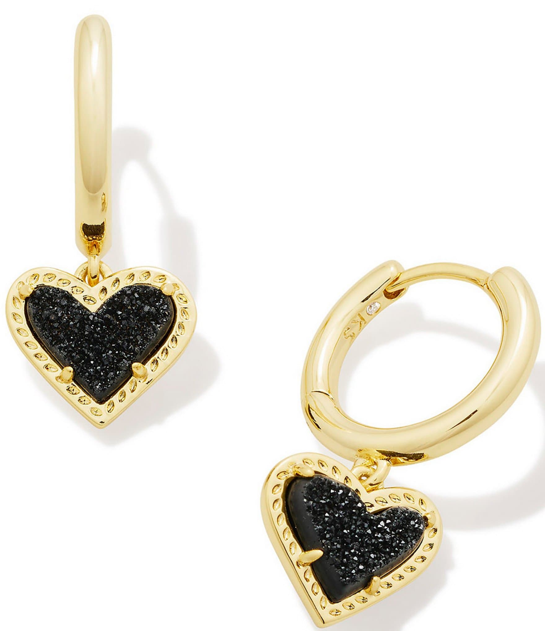 Kendra Scott Ari Heart Huggie Earrings