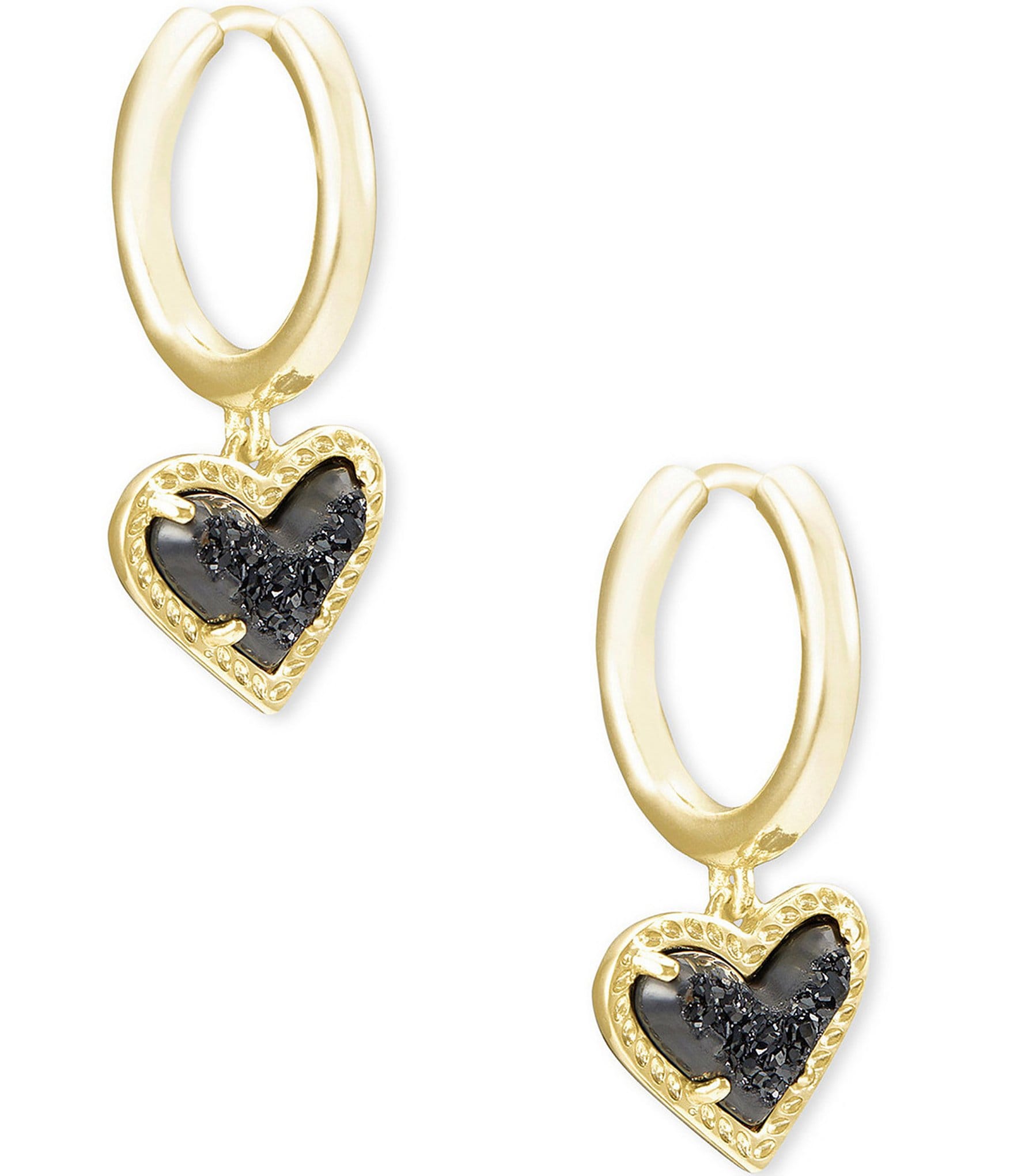 Kendra Scott Ari Heart Huggie Earrings