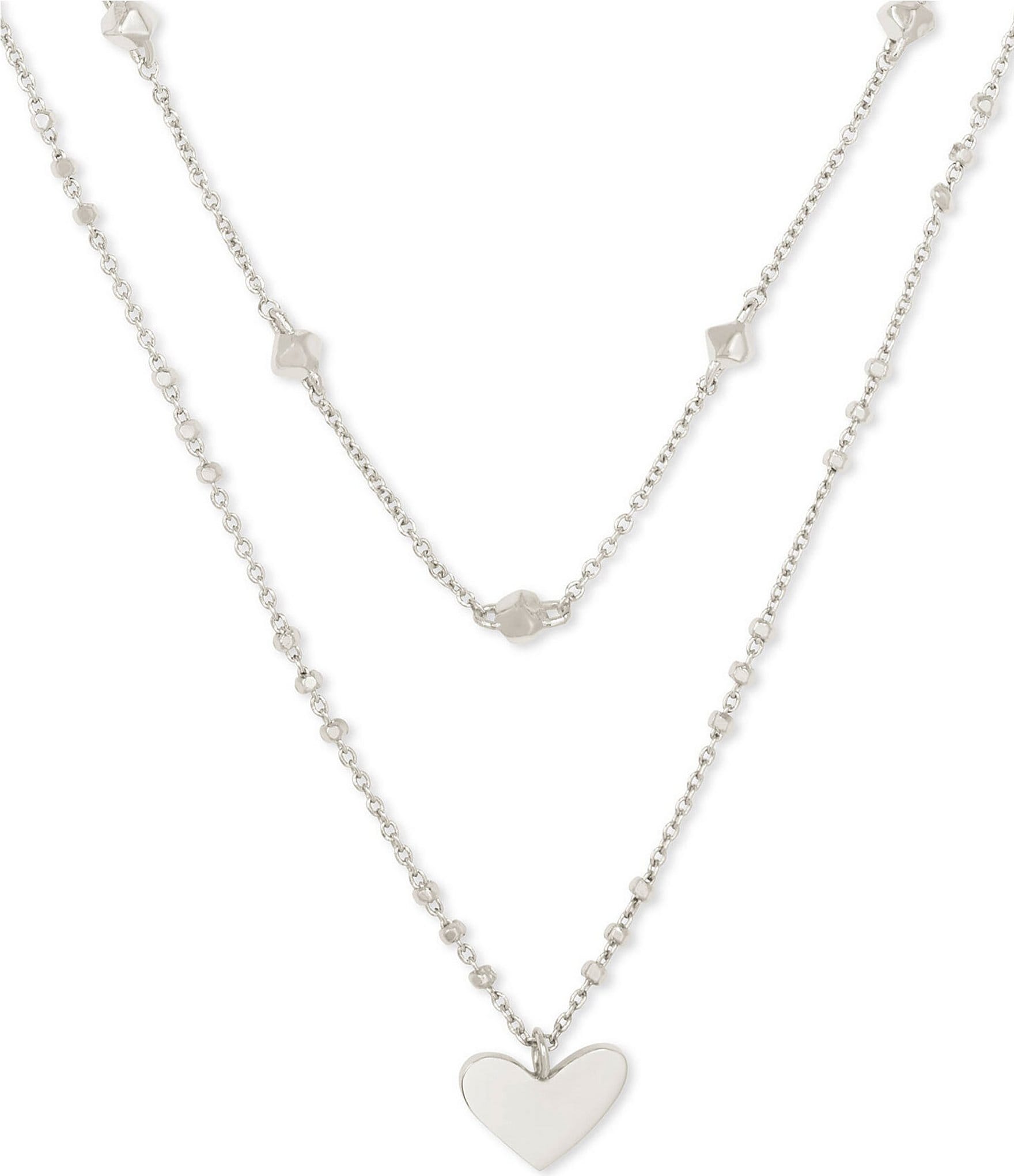 Kendra Scott Ari Heart Multi Strand Necklace