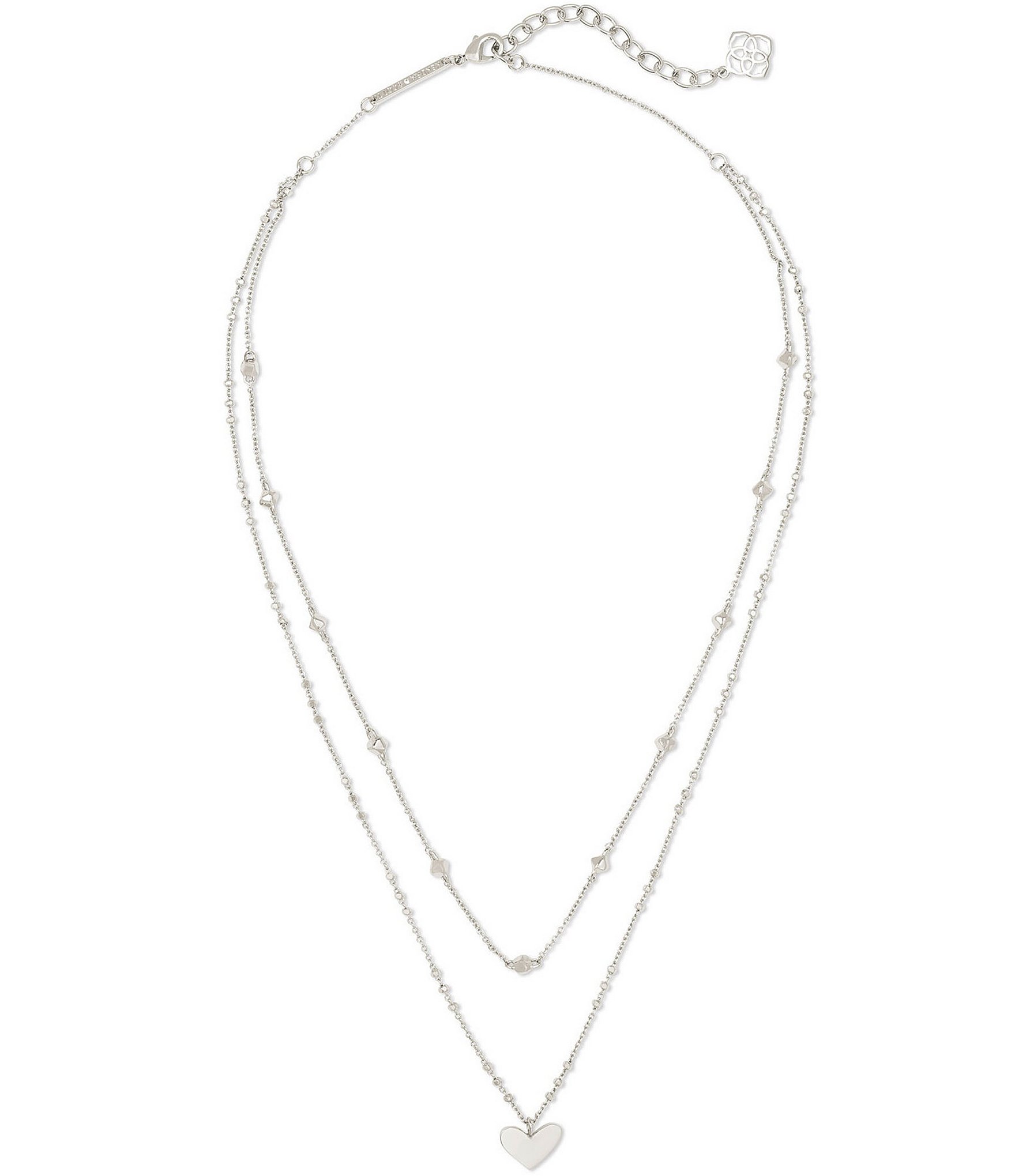 Kendra Scott Ari Heart Multi Strand Necklace