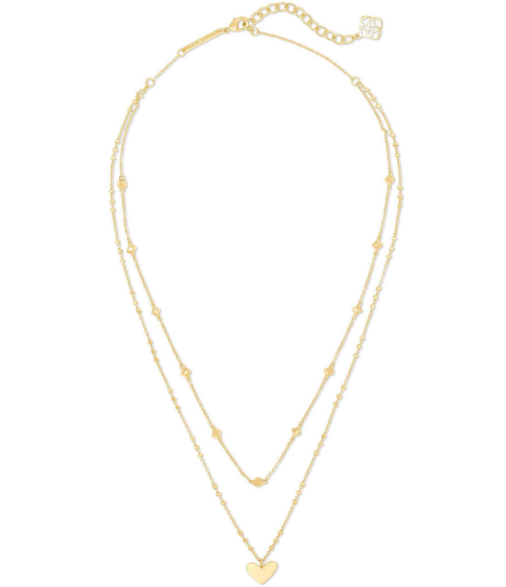 Kendra Scott Ari Heart Multi Strand Necklace