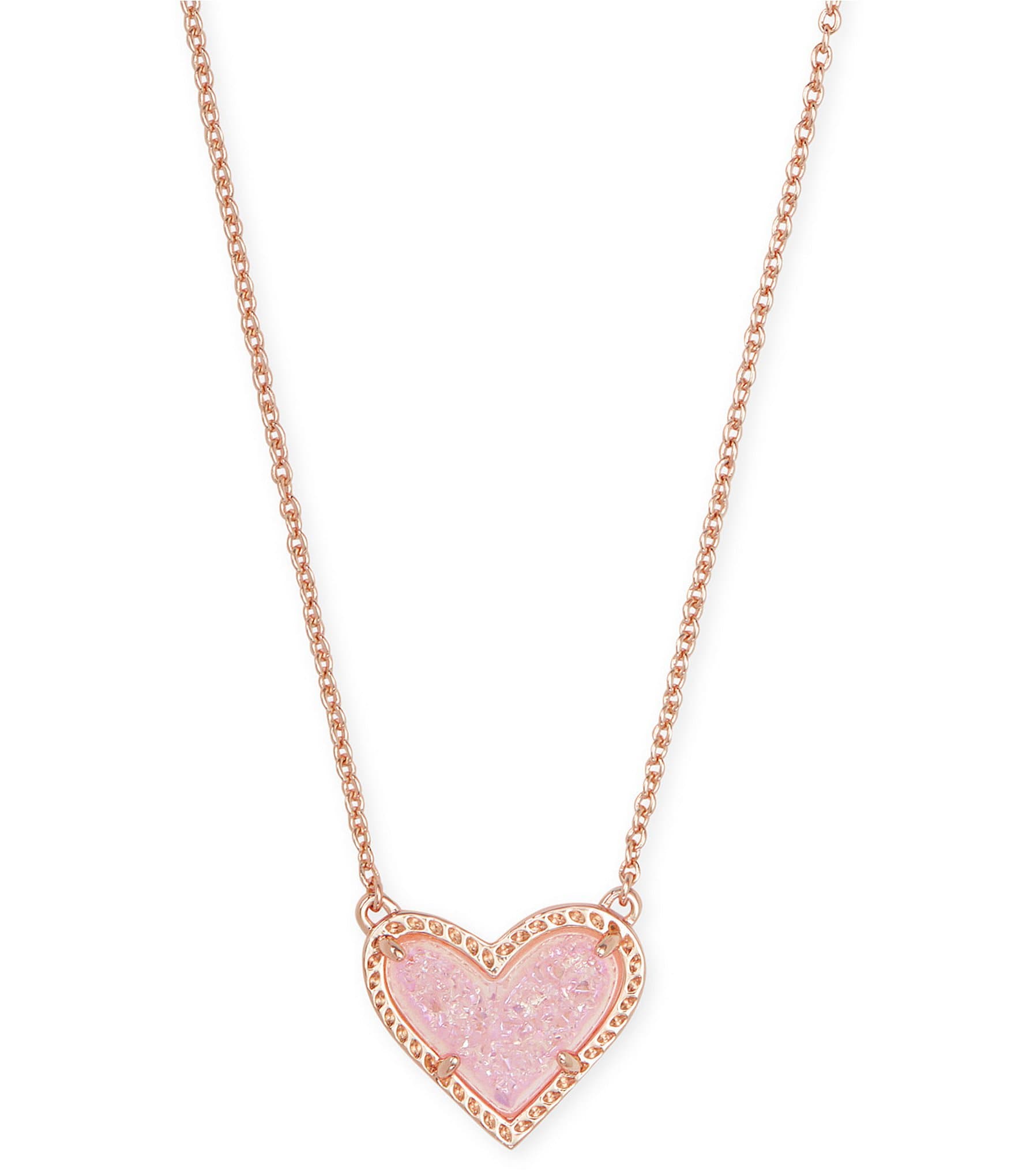 Beautiful highquality short necklace rose gold with earrings - Ecohind