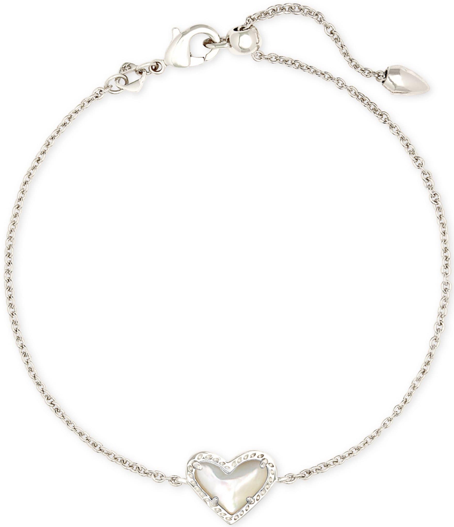 Kendra Scott Ari Heart Chain Line Bracelet | Dillard's
