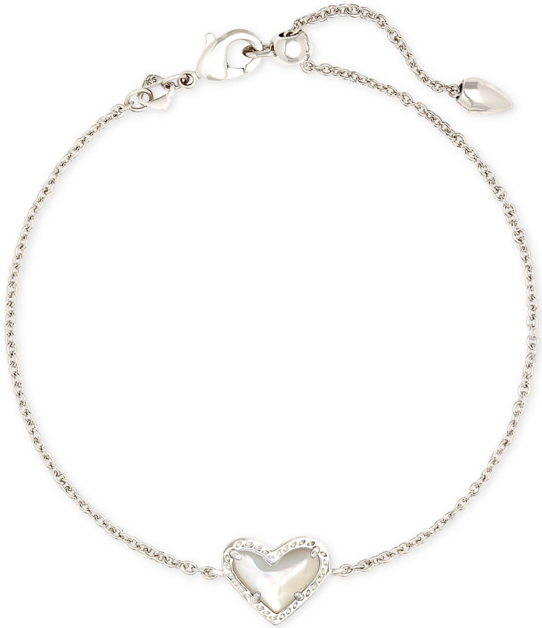 Kendra Scott Ari Heart Chain Line Bracelet