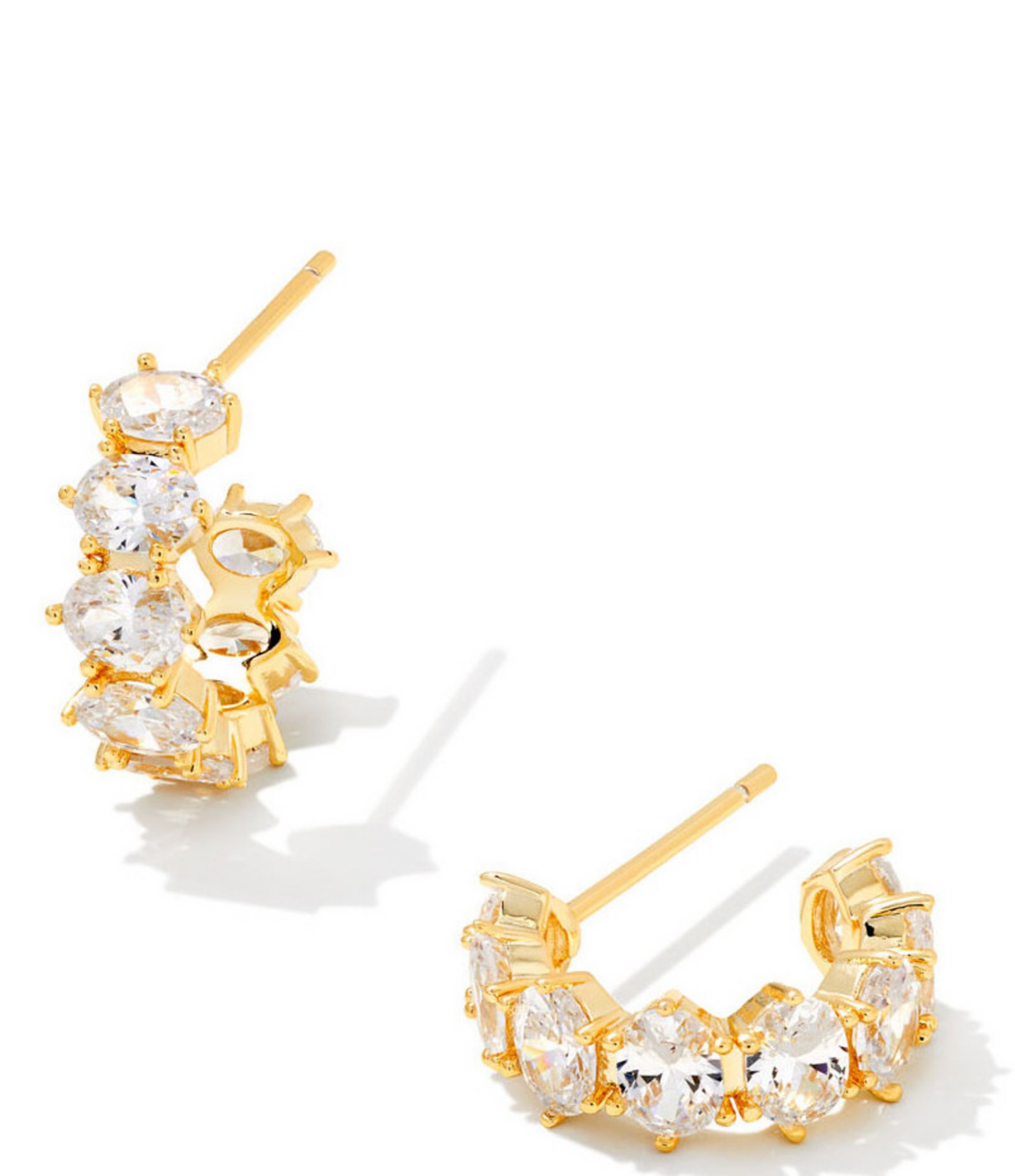 Kendra Scott Cailin Crystal Huggie Hoop Earrings