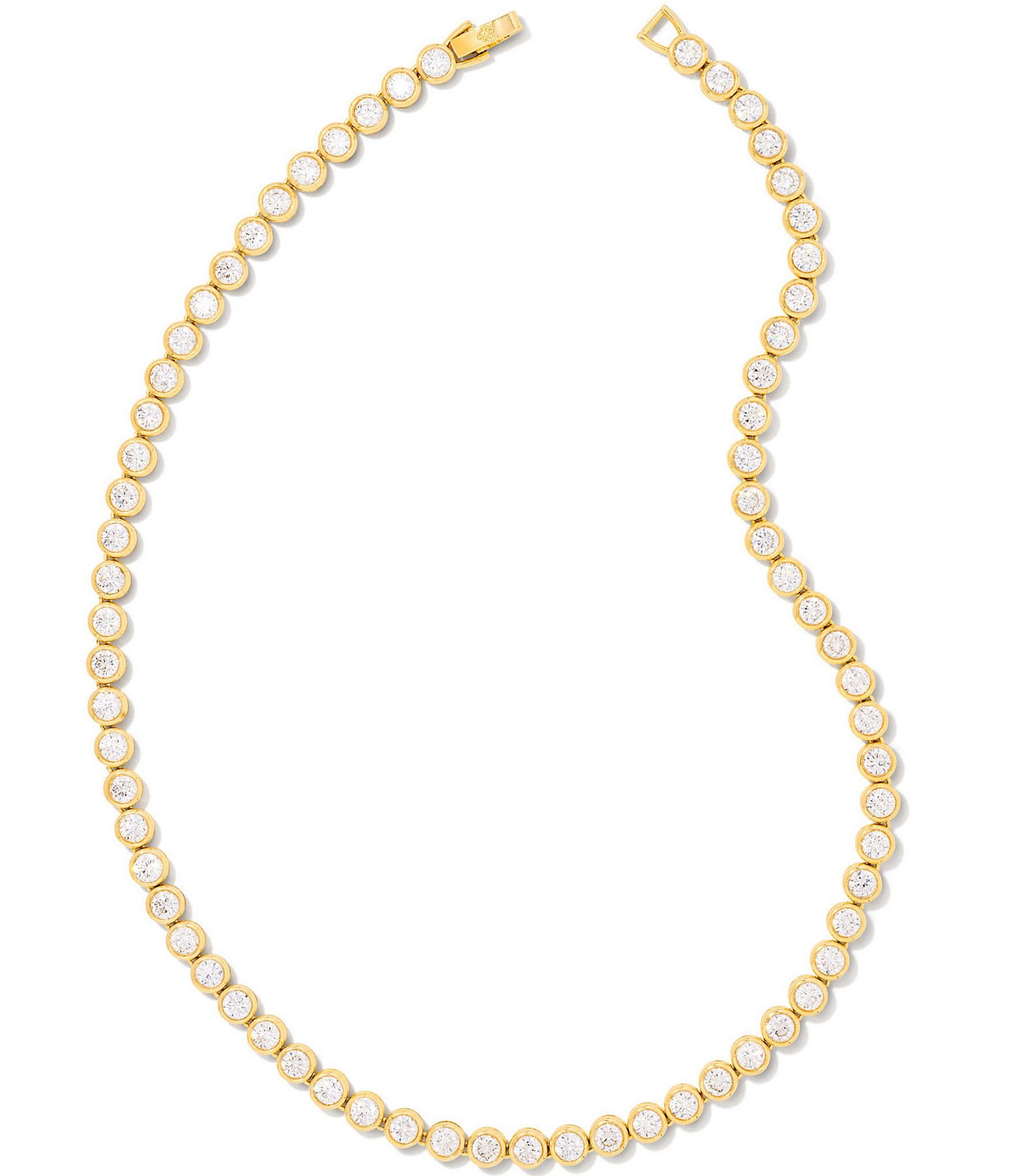 Kendra Scott Carmen Gold Tennis Choker Necklace | Dillard's